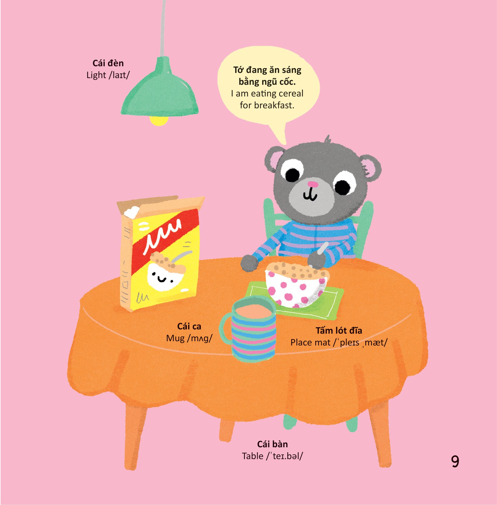 thư viện từ vựng đầu đời cho bé - ở nhà - at home!