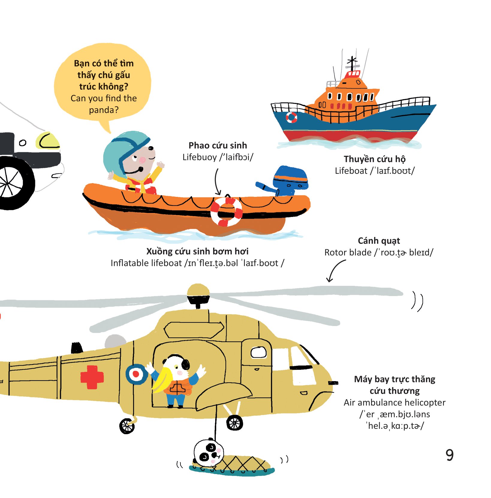 thư viện từ vựng đầu đời cho bé - phương tiện giao thông - on the go!