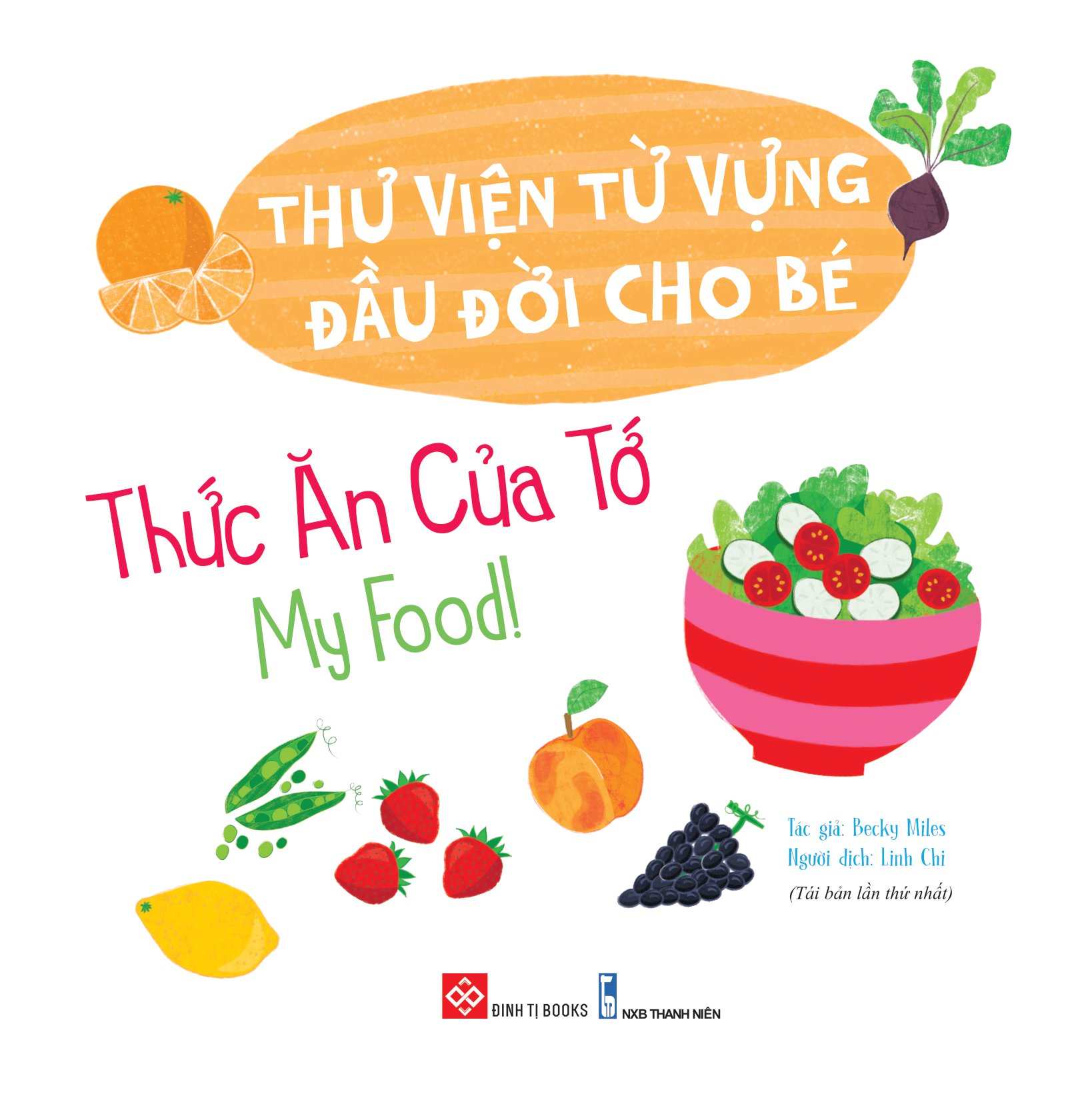 thư viện từ vựng đầu đời cho bé - thức ăn của tớ - my food!