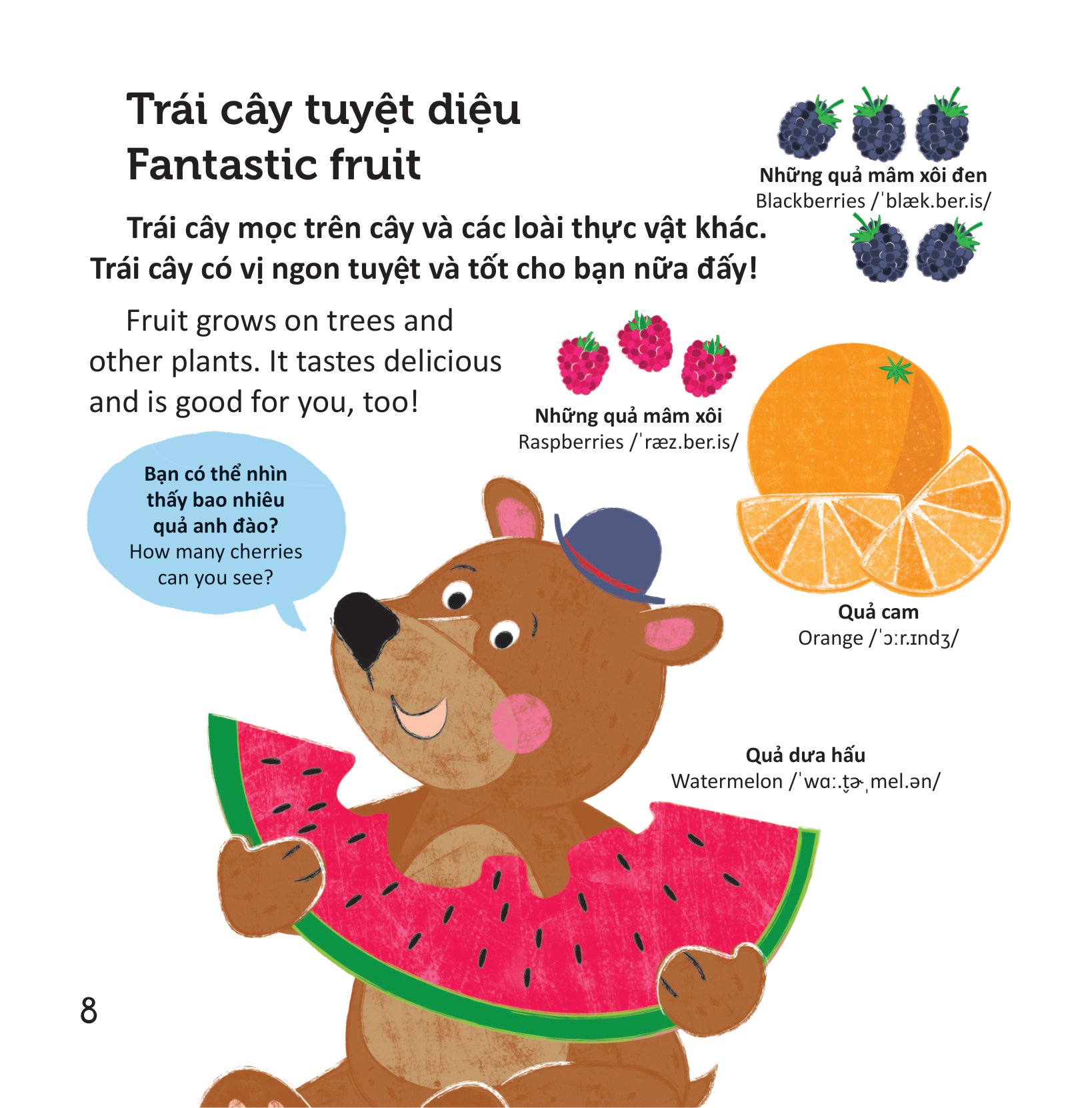 thư viện từ vựng đầu đời cho bé - thức ăn của tớ - my food!