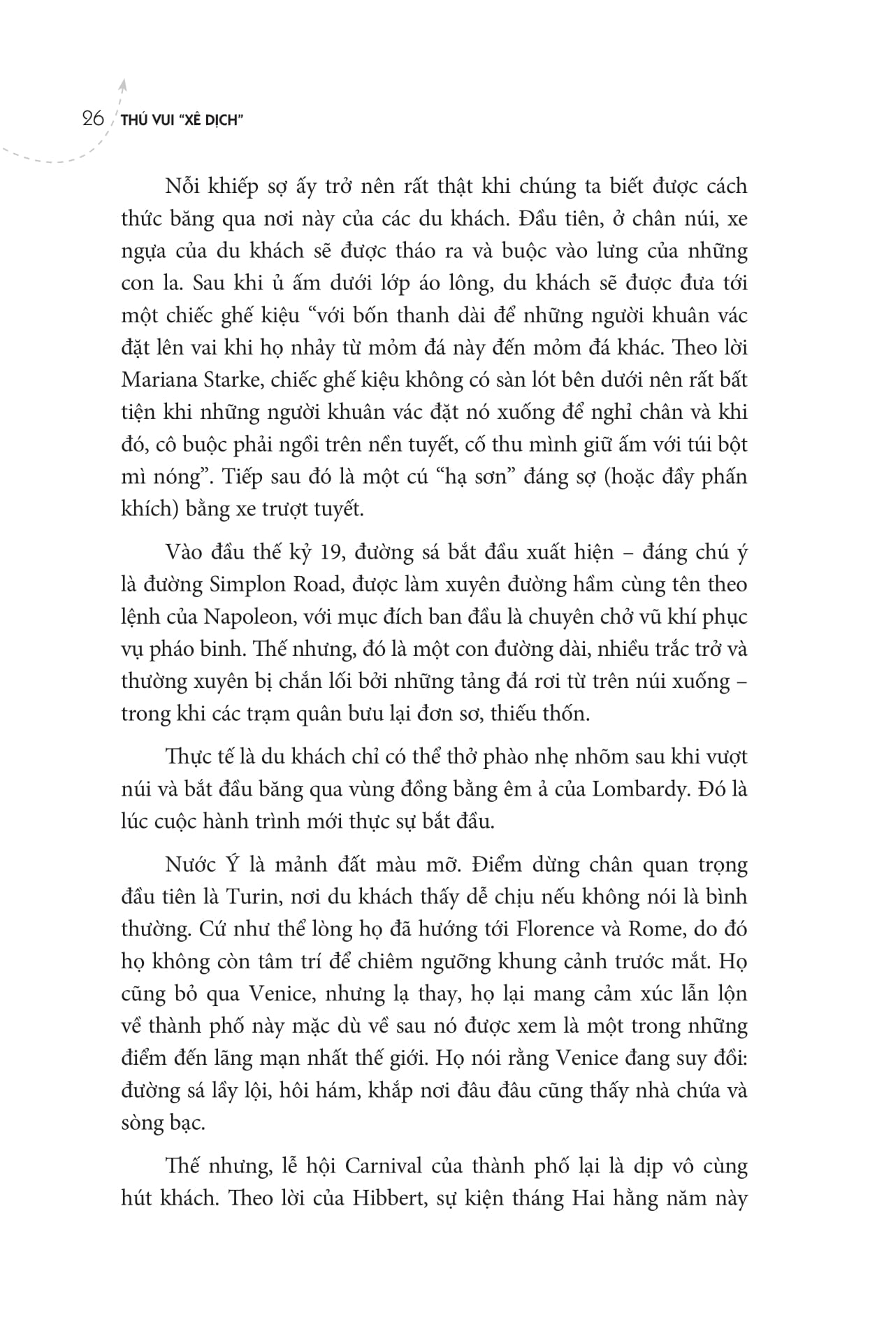 thú vui "xê dịch"