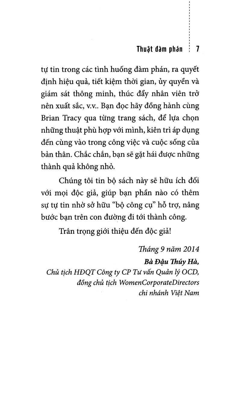 thuật đàm phán (tái bản)
