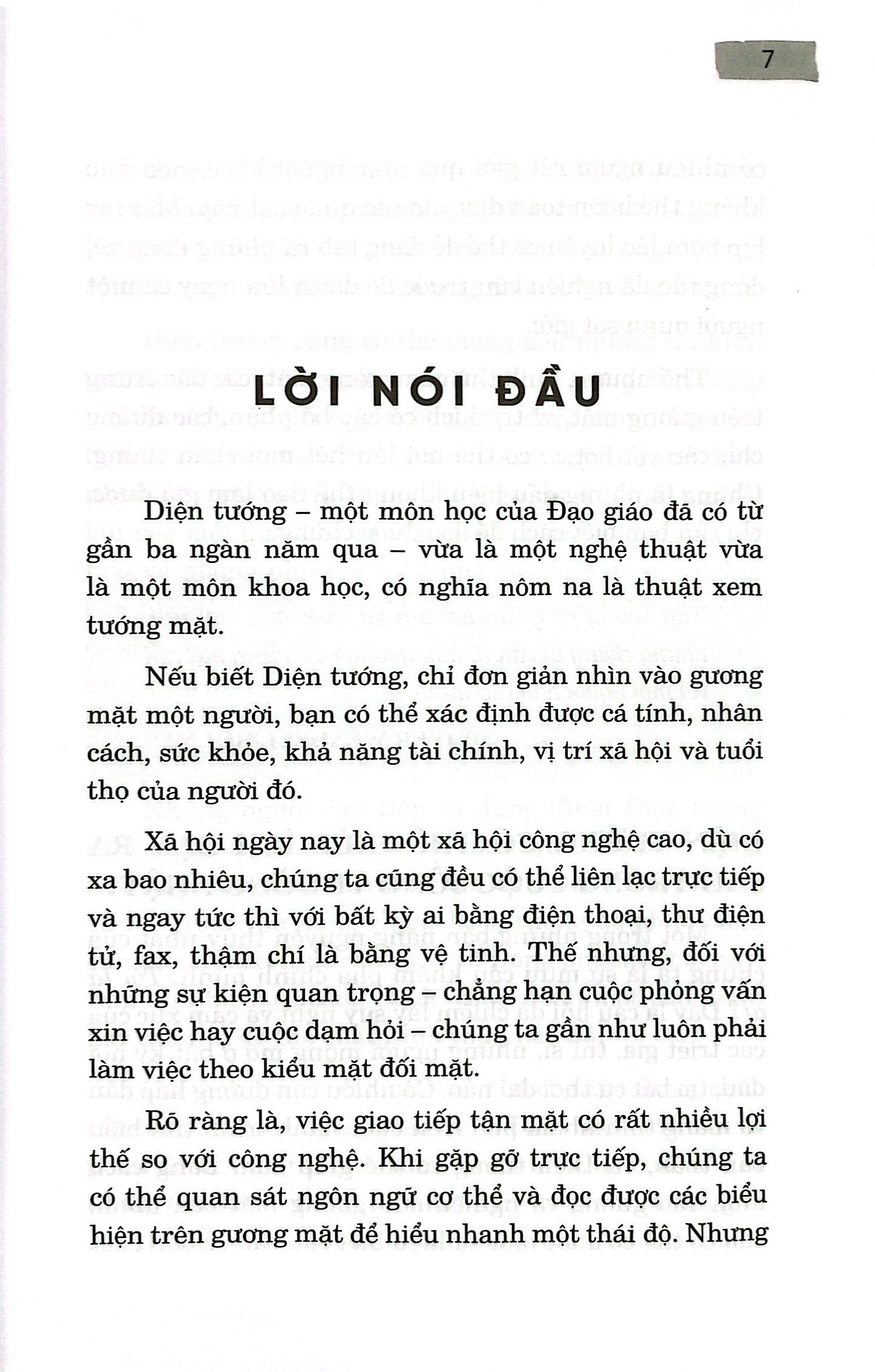 thuật diện tướng