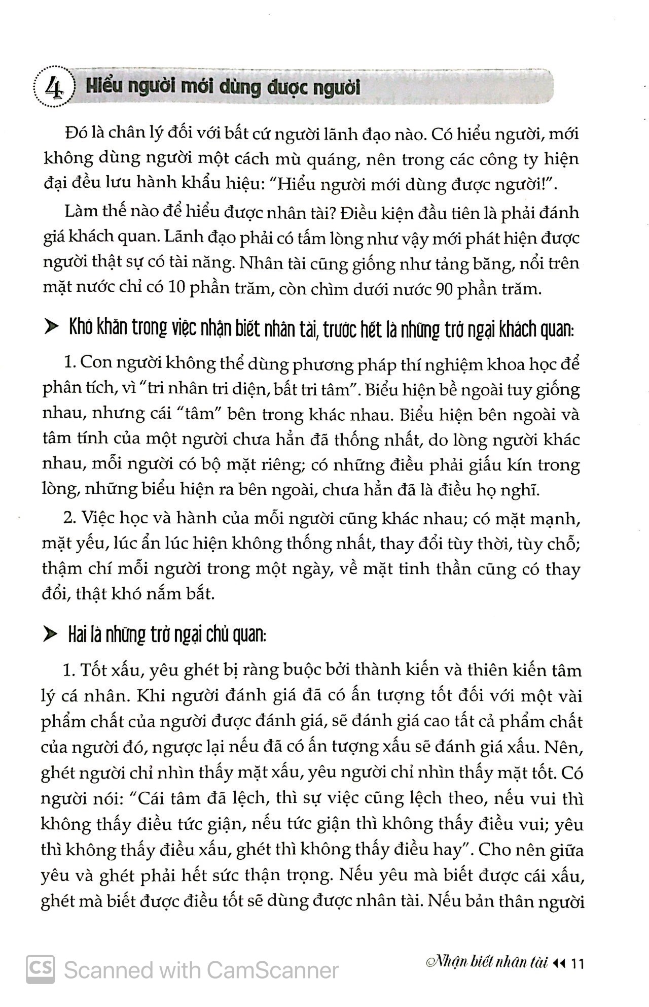 thuật dùng người quyết định thành công