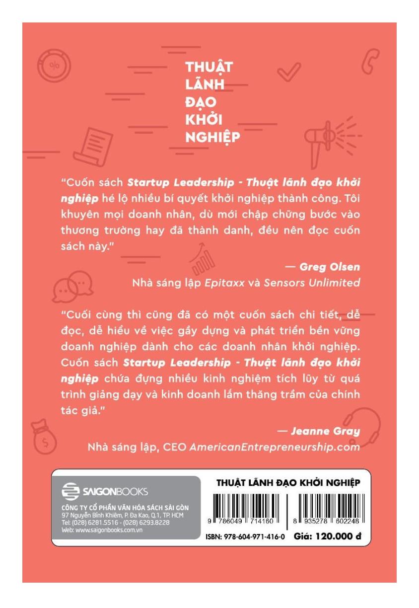 thuật lãnh đạo khởi nghiệp