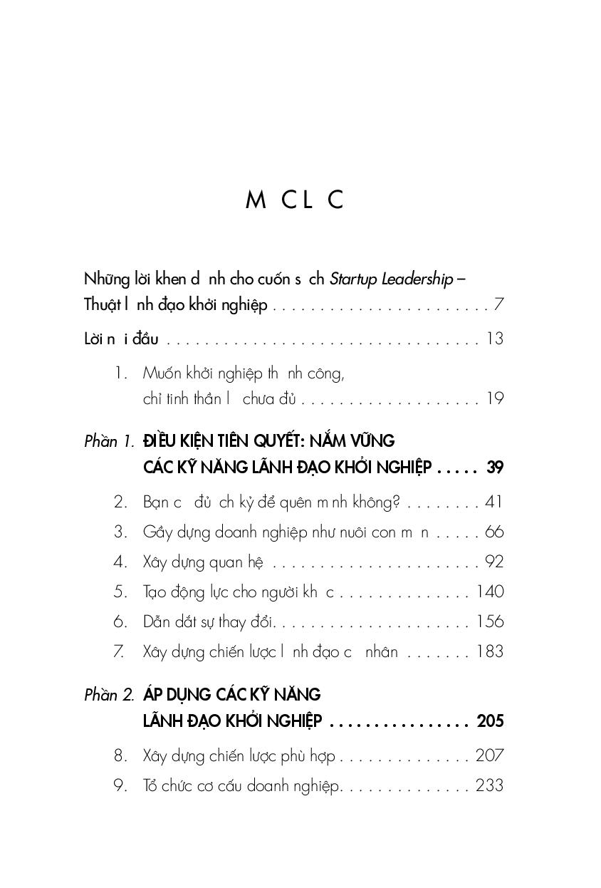 thuật lãnh đạo khởi nghiệp