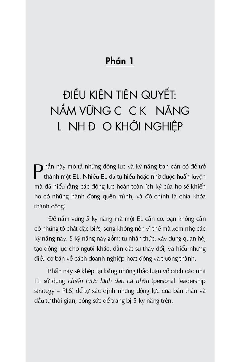 thuật lãnh đạo khởi nghiệp