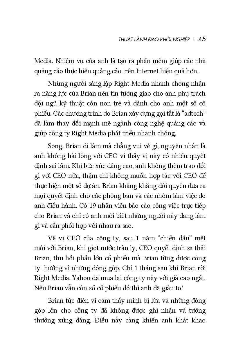 thuật lãnh đạo khởi nghiệp