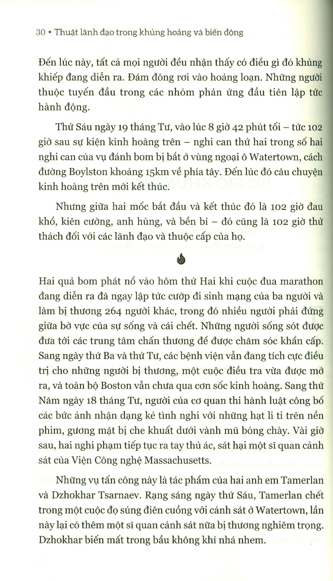 thuật lãnh đạo trong khủng hoảng và biến động