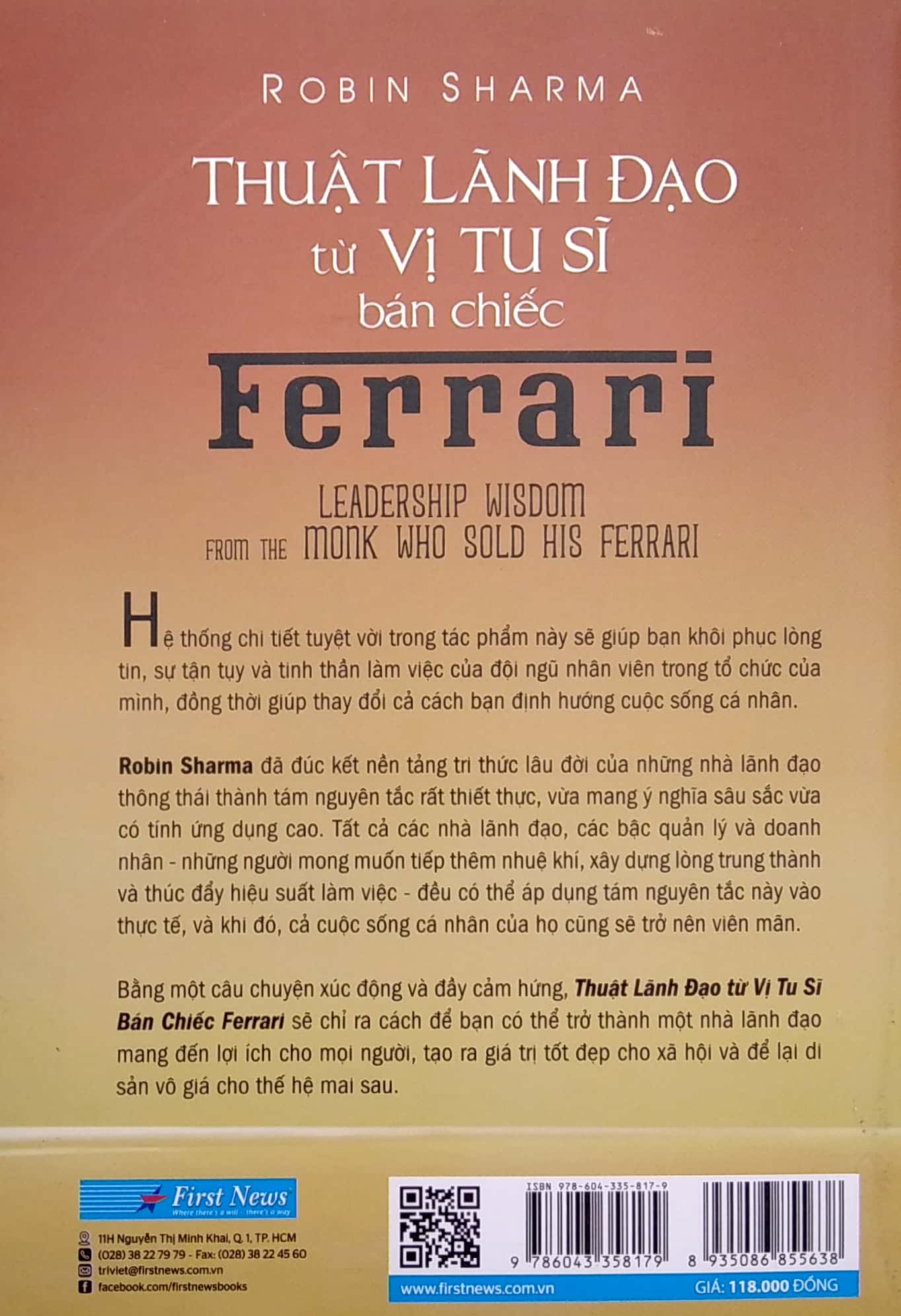 thuật lãnh đạo từ vị tu sĩ bán chiếc ferrari