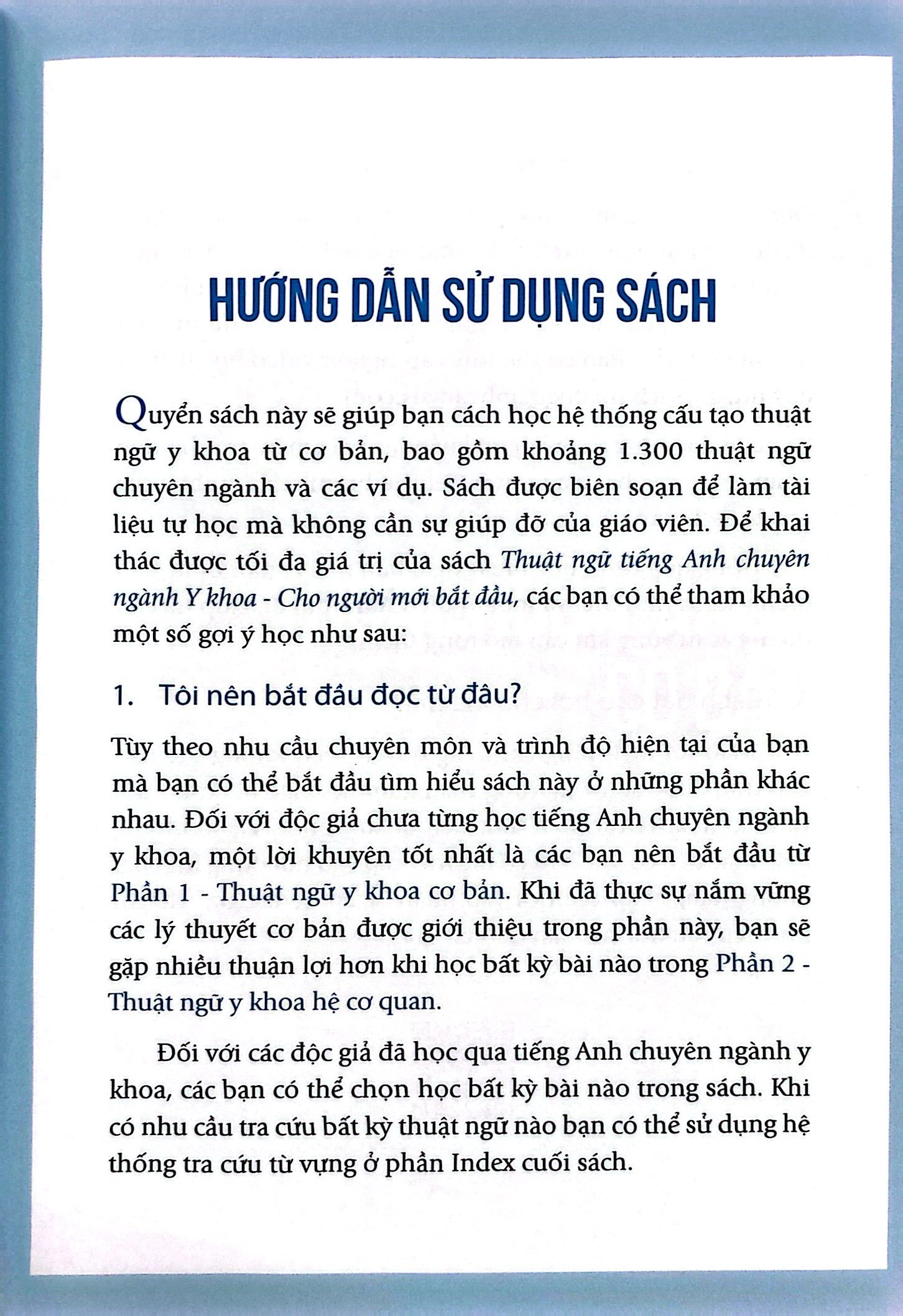 thuật ngữ tiếng anh chuyên ngành y khoa cho người mới bắt đầu