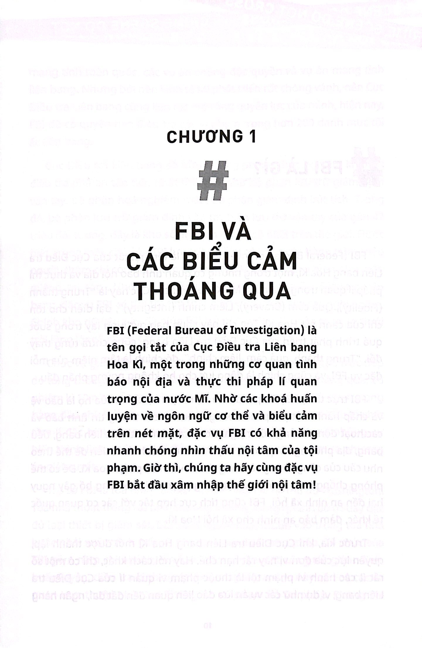 thuật phân tích tâm lí và hành vi như một fbi