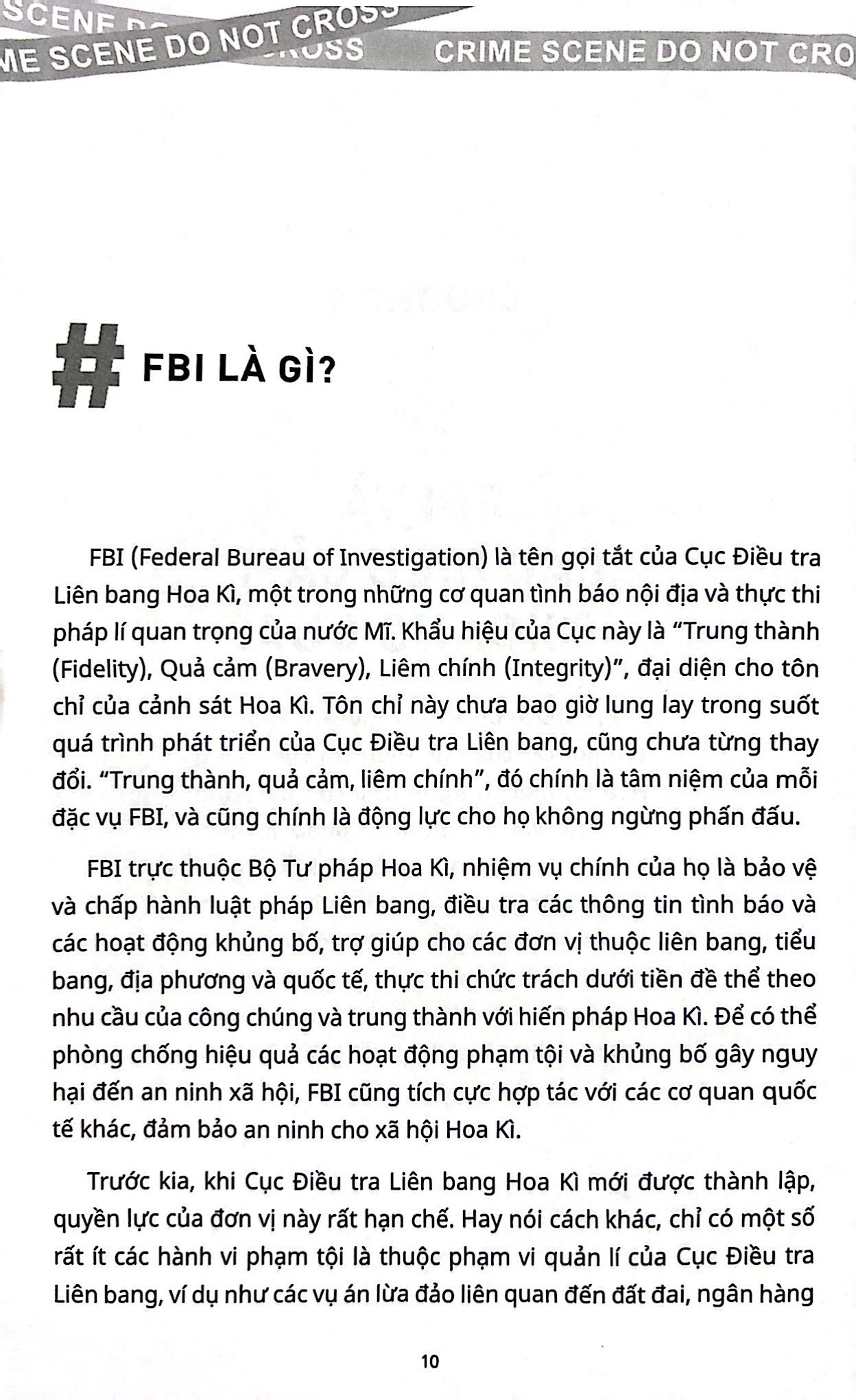 thuật phân tích tâm lí và hành vi như một fbi