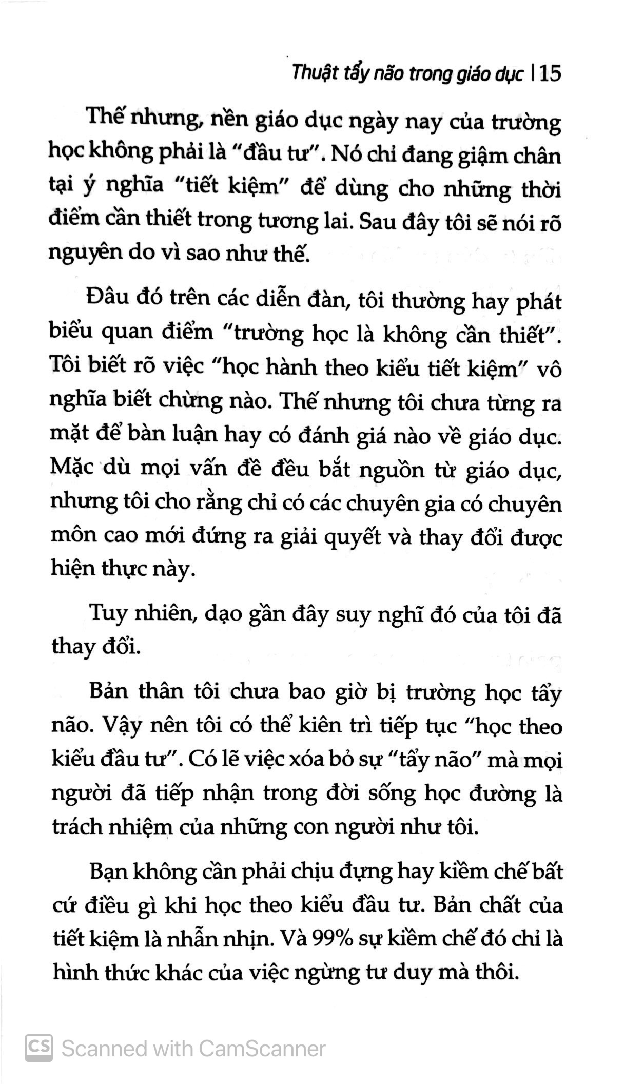 thuật tẩy não trong giáo dục