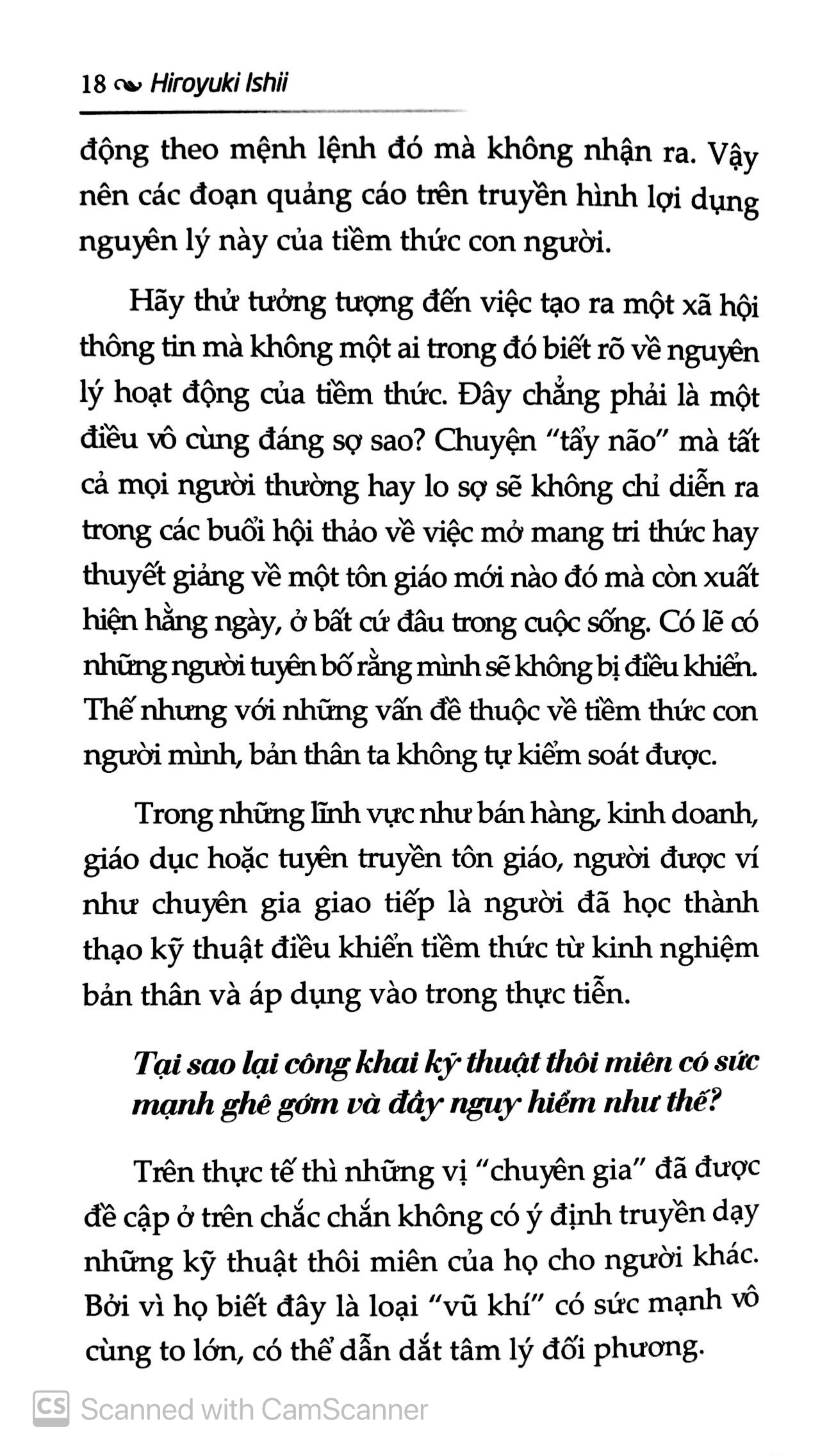 thuật thôi miên trong giao tiếp