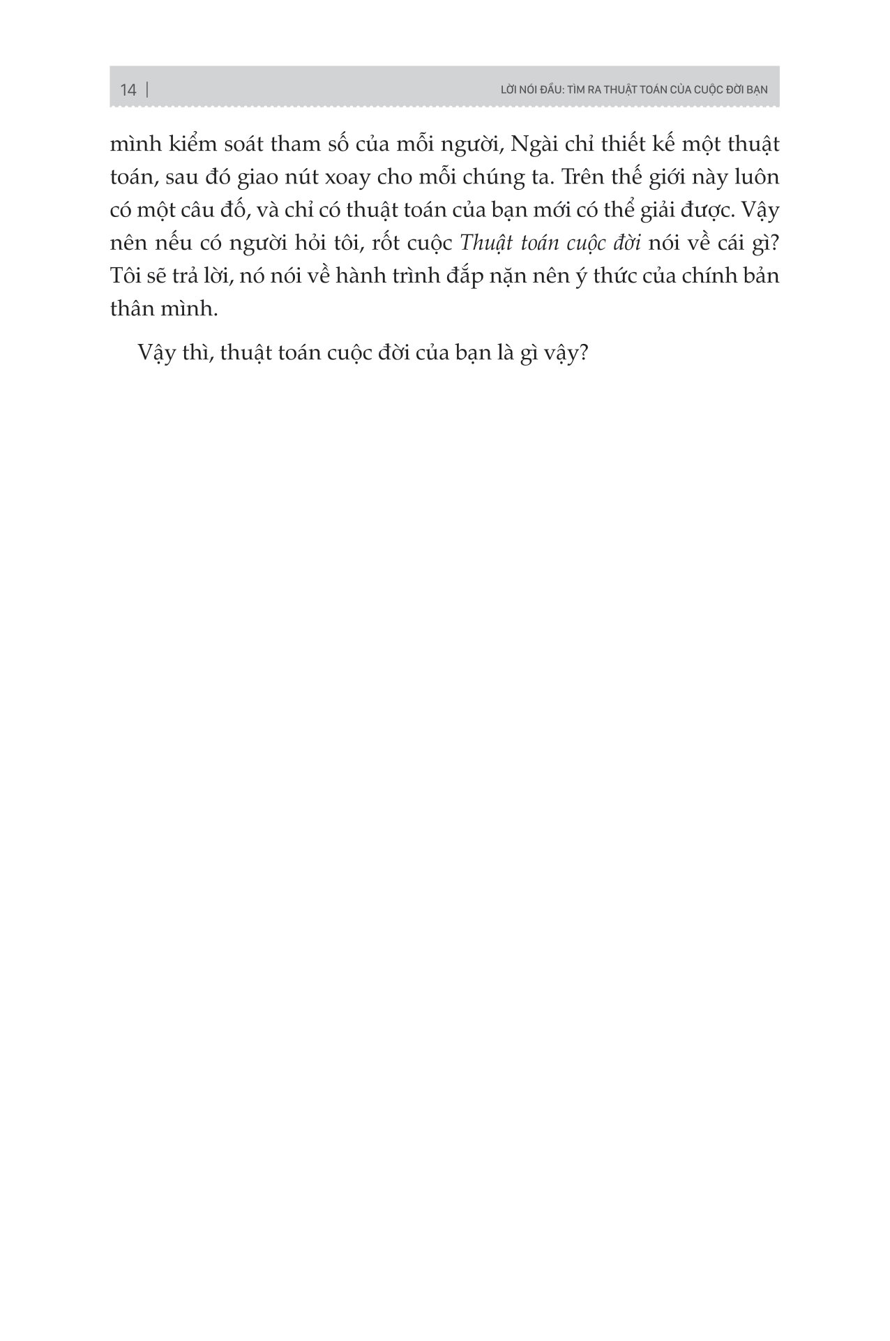 thuật toán cuộc đời - khi tư duy quyết định số phận