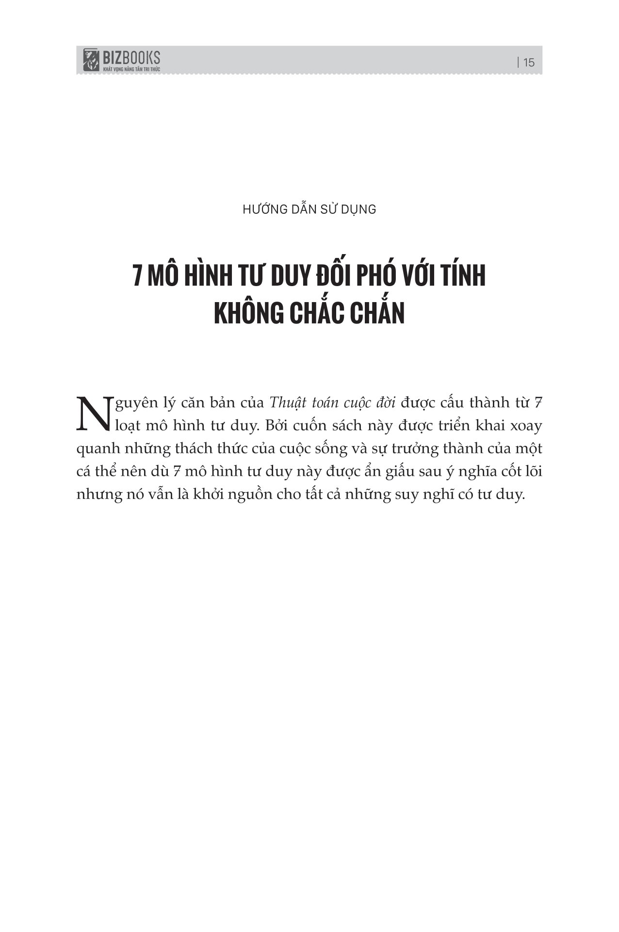 thuật toán cuộc đời - khi tư duy quyết định số phận