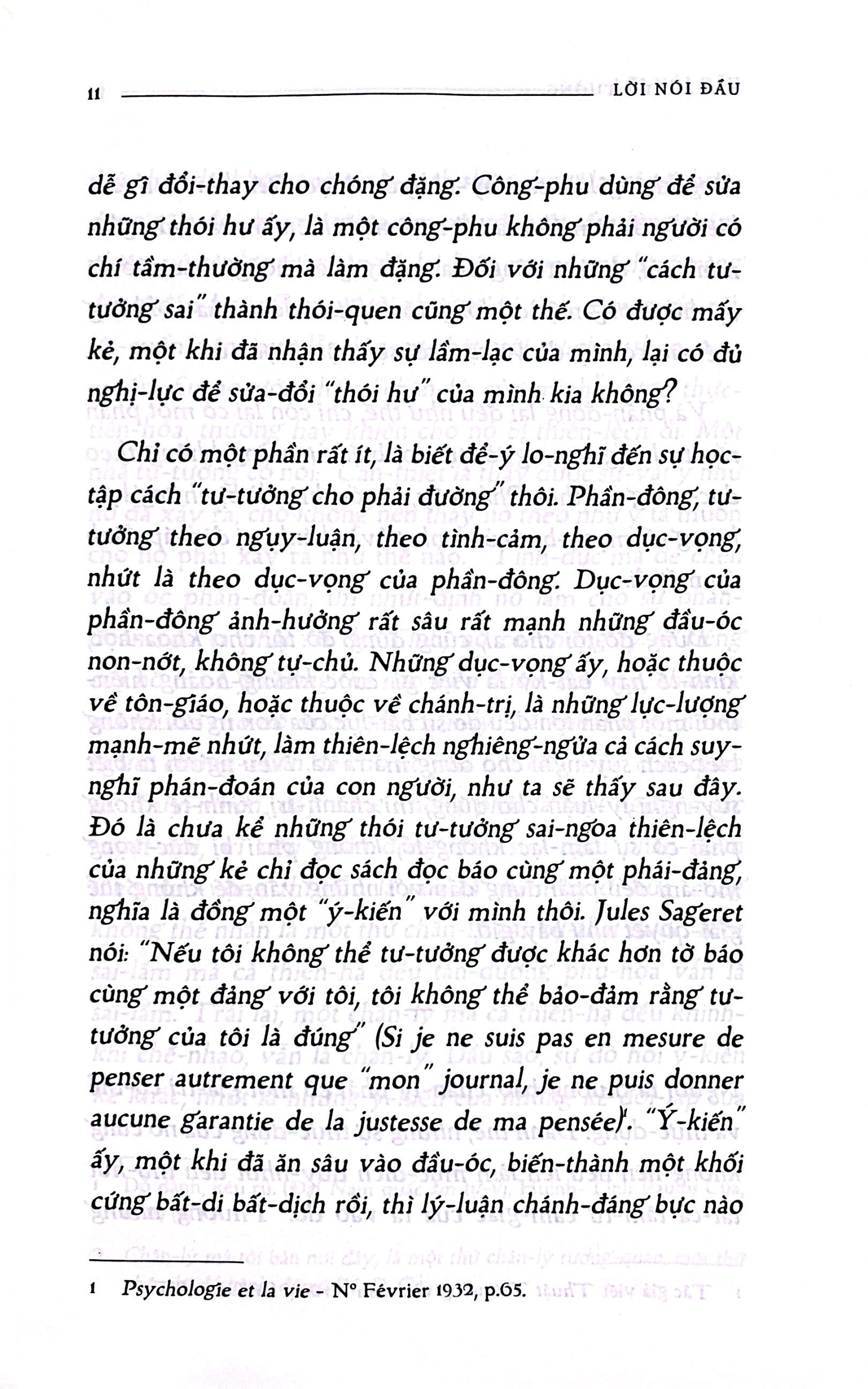 thuật tư tưởng (ấn bản hoài cổ)
