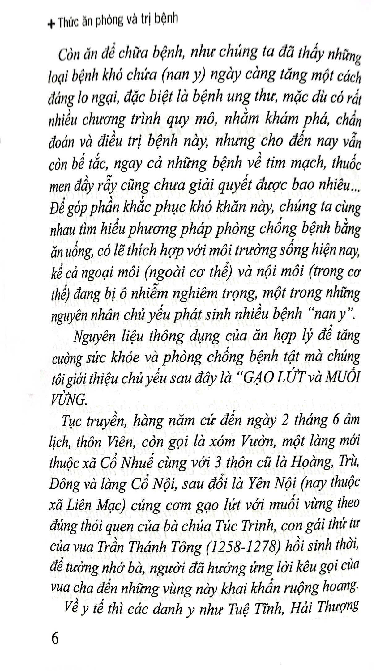 thức ăn phòng và trị bệnh - ăn uống hợp lý để sống khỏe sống lâu