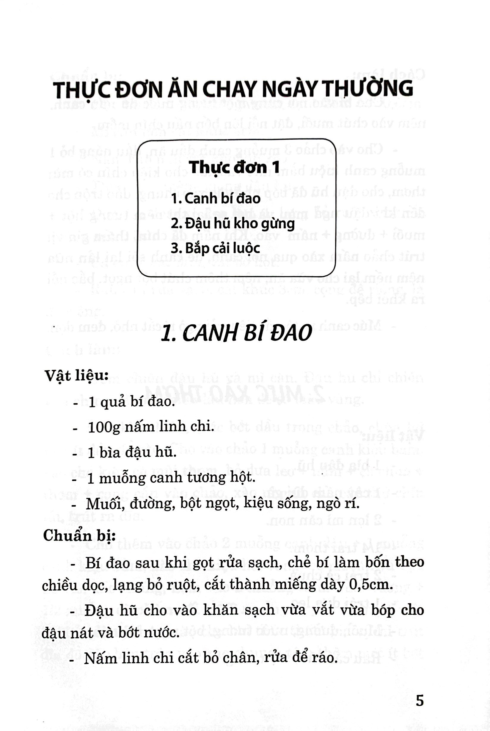 thực đơn ăn chay giúp giảm béo