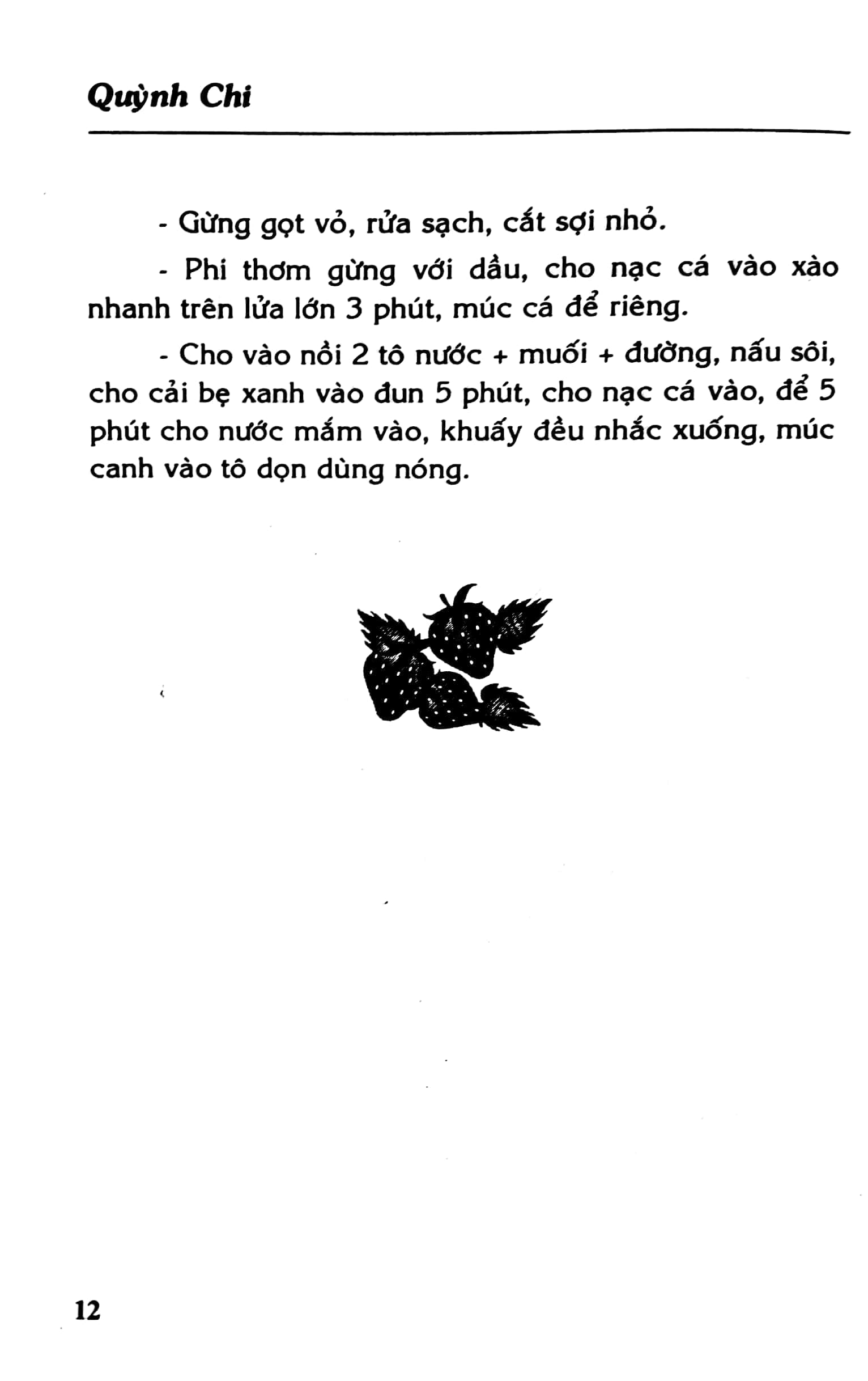 thực đơn bốn món