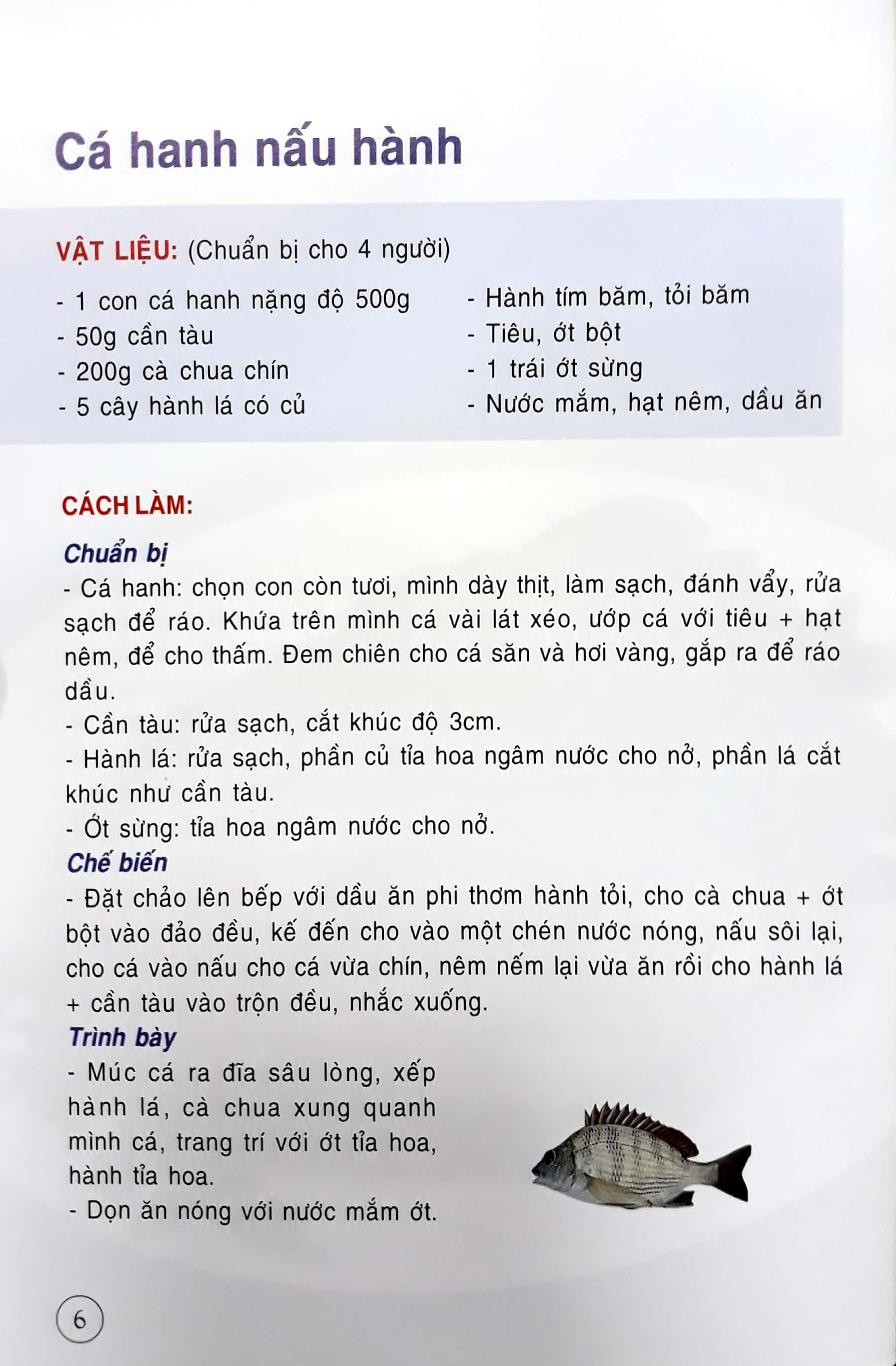 thực đơn cơm gia đình 3 món miền trung (tái bản)