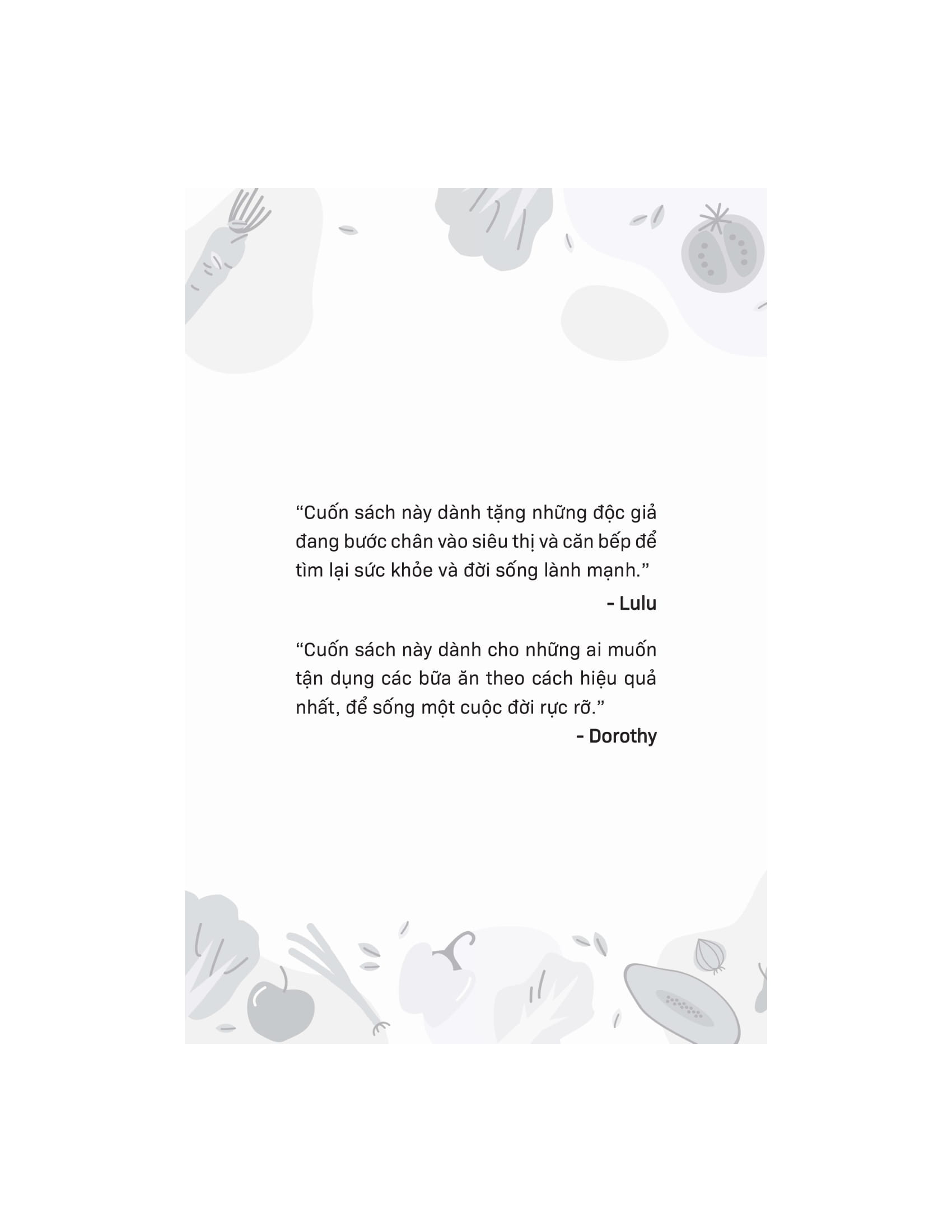 thực đơn giảm cân theo tuần