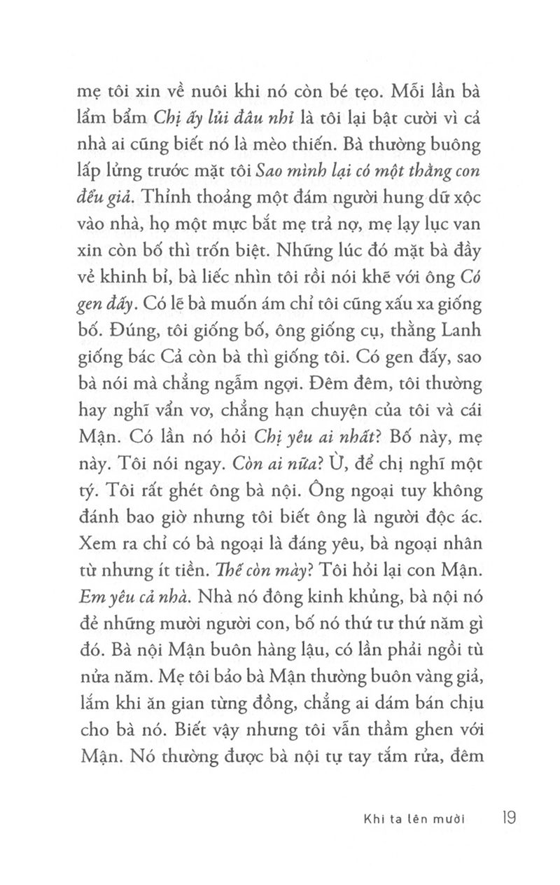 thực đơn mây trắng