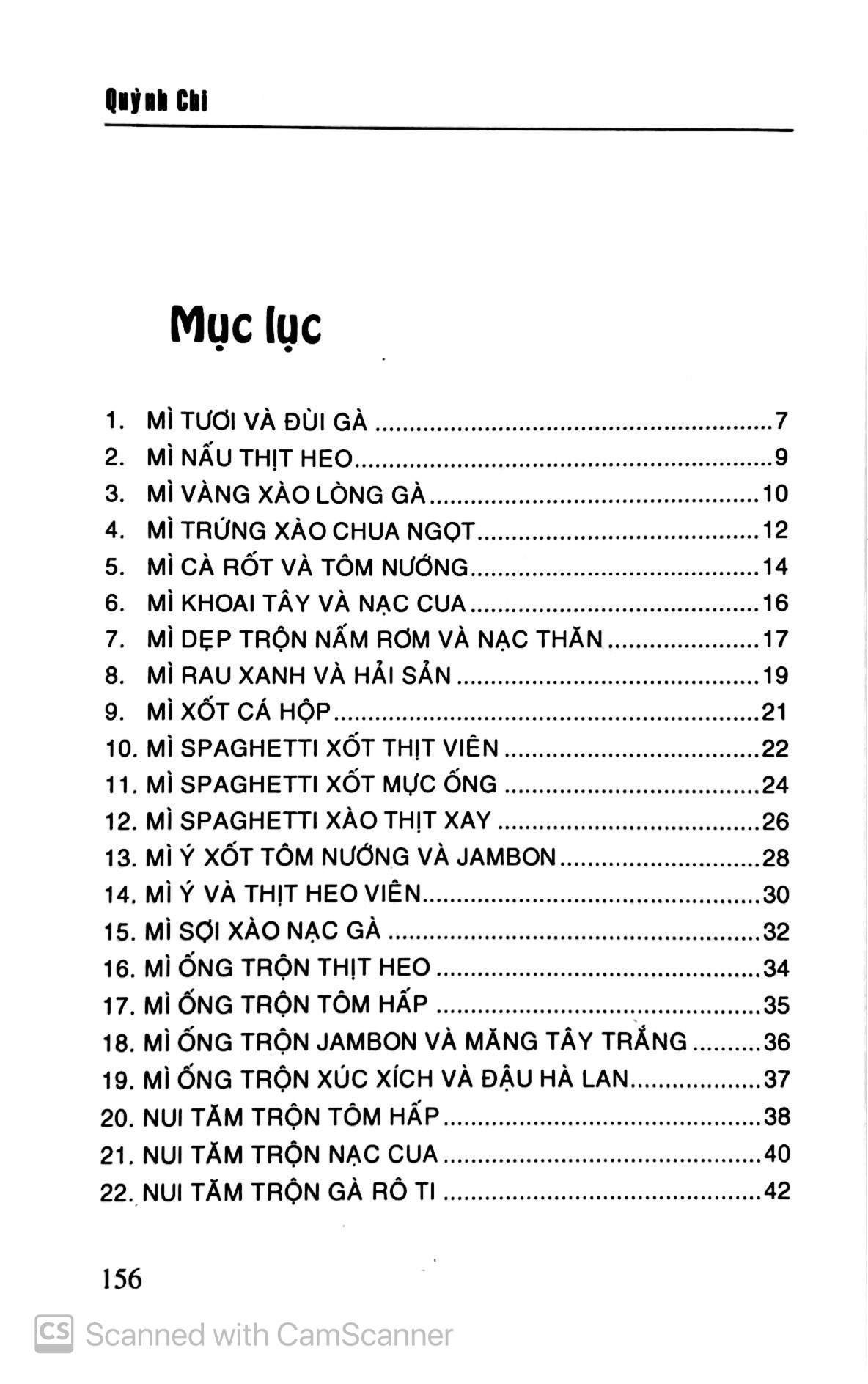 thực đơn một món nhanh, ngon, tiện lợi