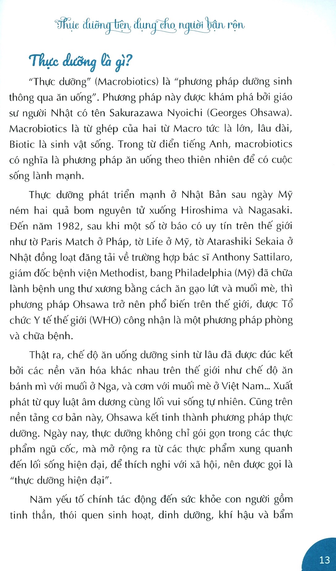 thực dưỡng tiện dụng cho người bận rộn