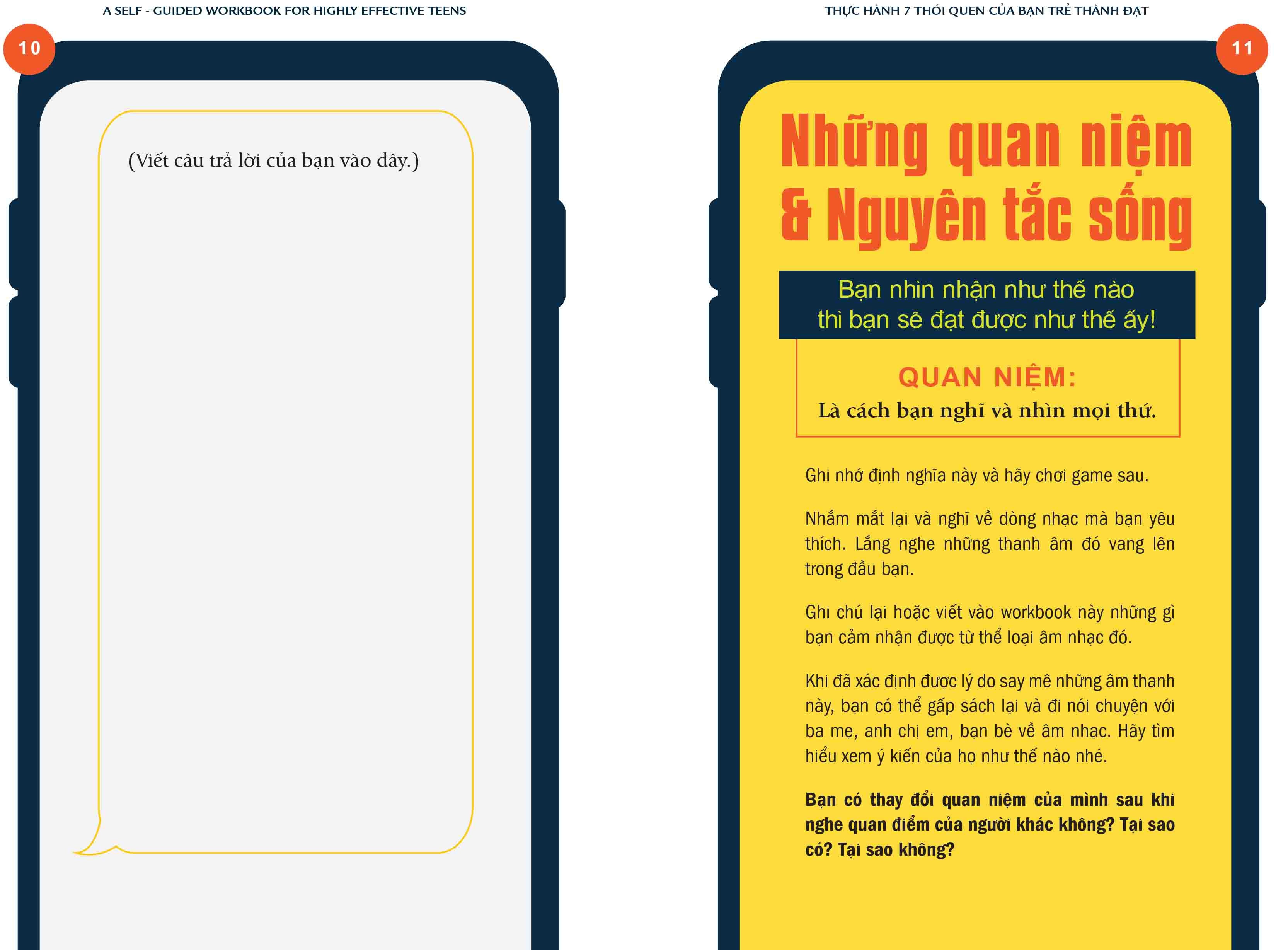 thực hành 7 thói quen của bạn trẻ thành đạt