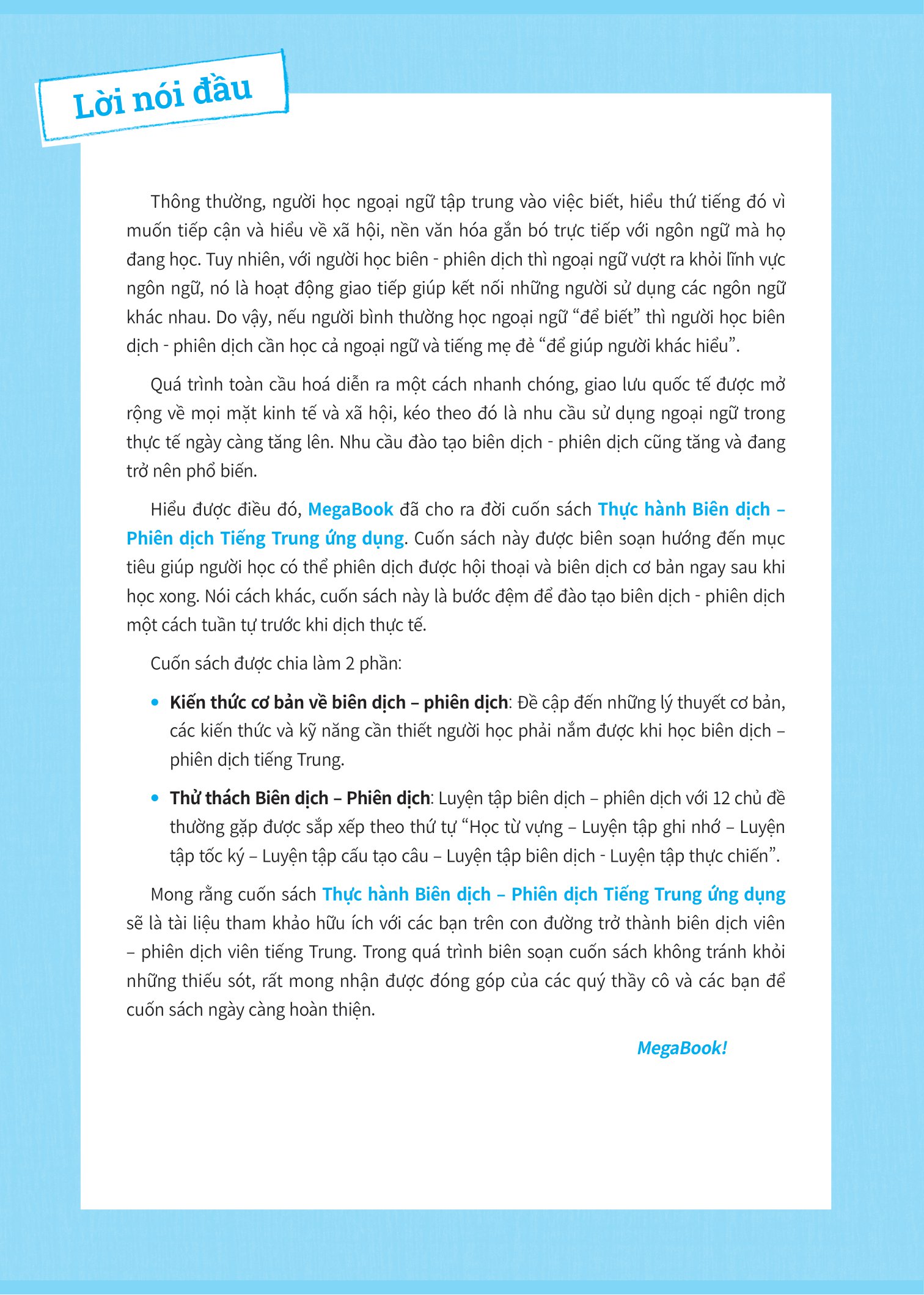 thực hành biên dịch - phiên dịch tiếng trung ứng dụng (kèm từ vựng theo chủ đề)