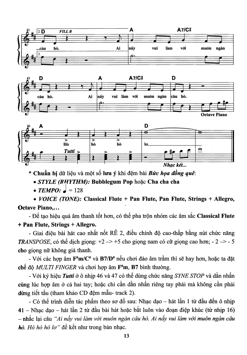 thực hành đệm organ