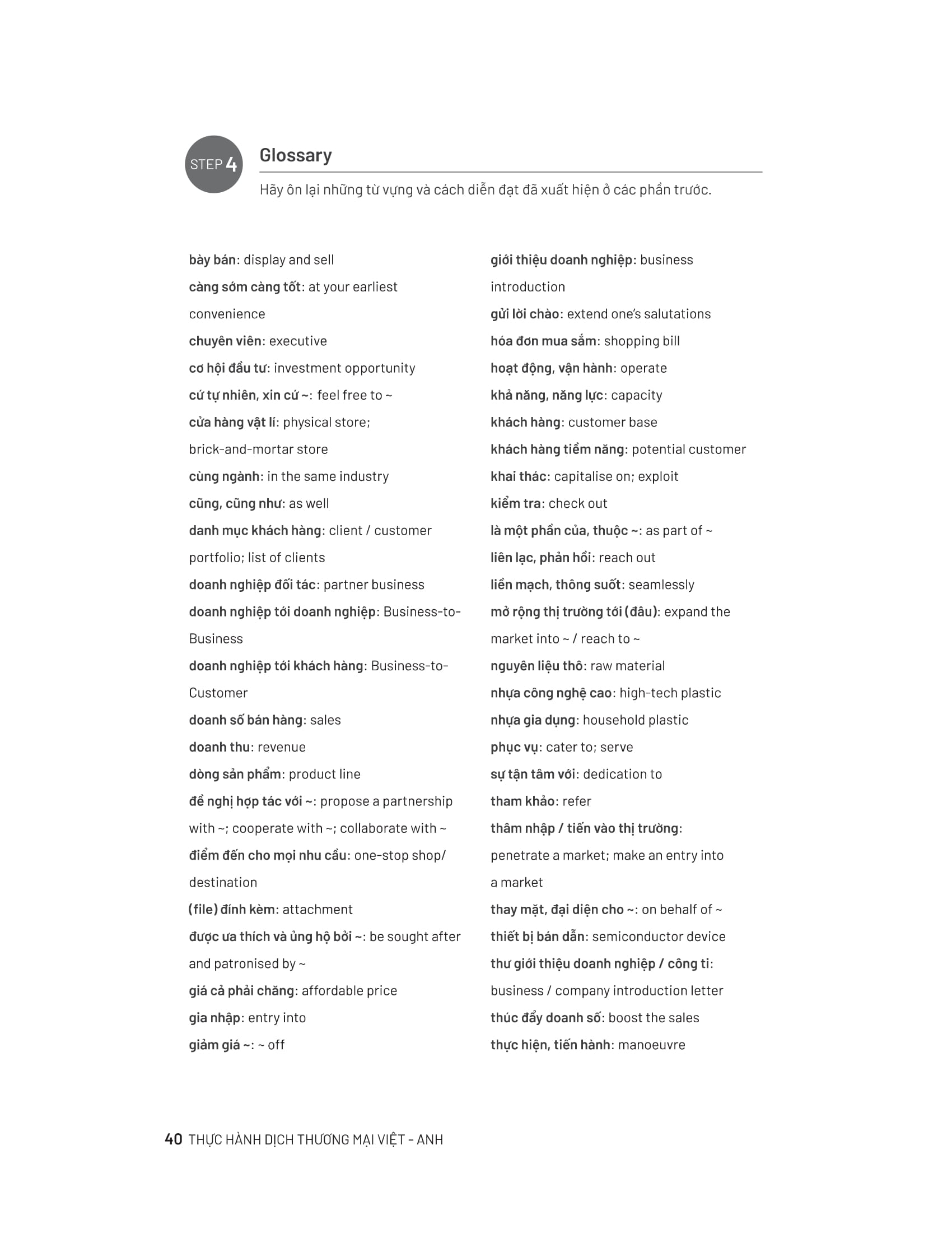 thực hành dịch thương mại việt - anh