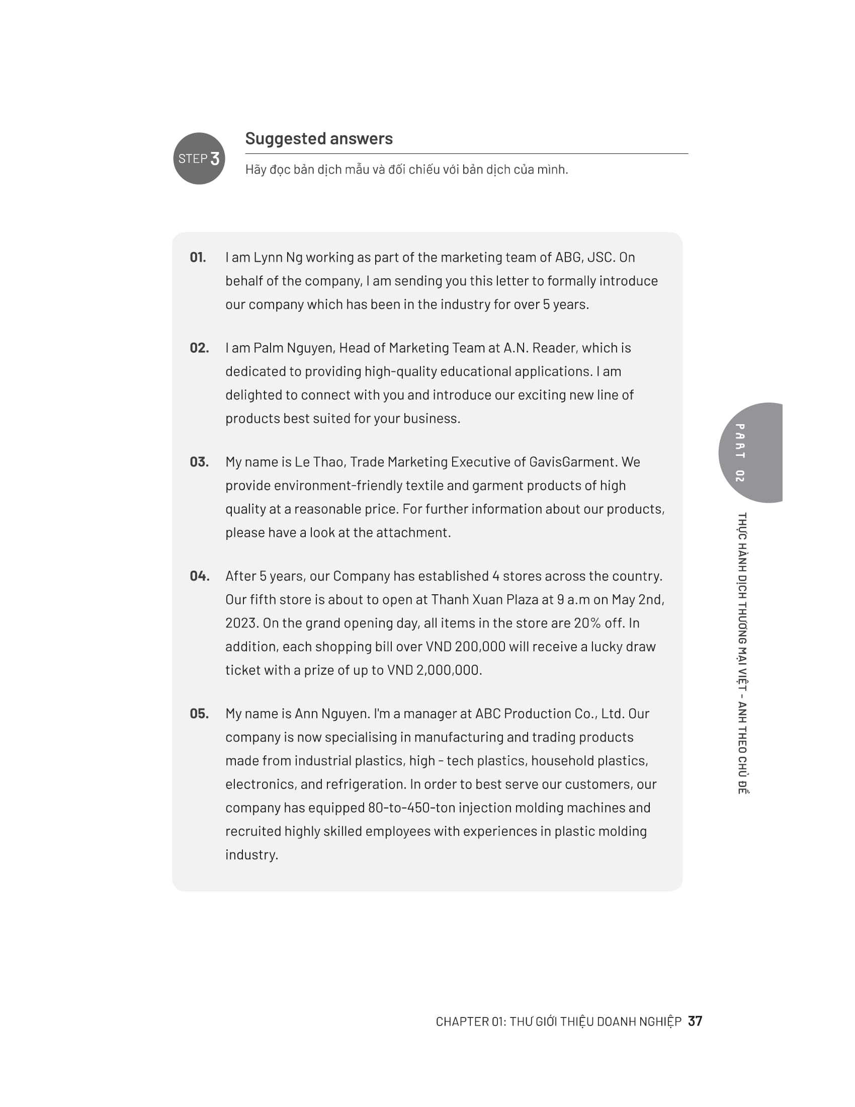 thực hành dịch thương mại việt - anh