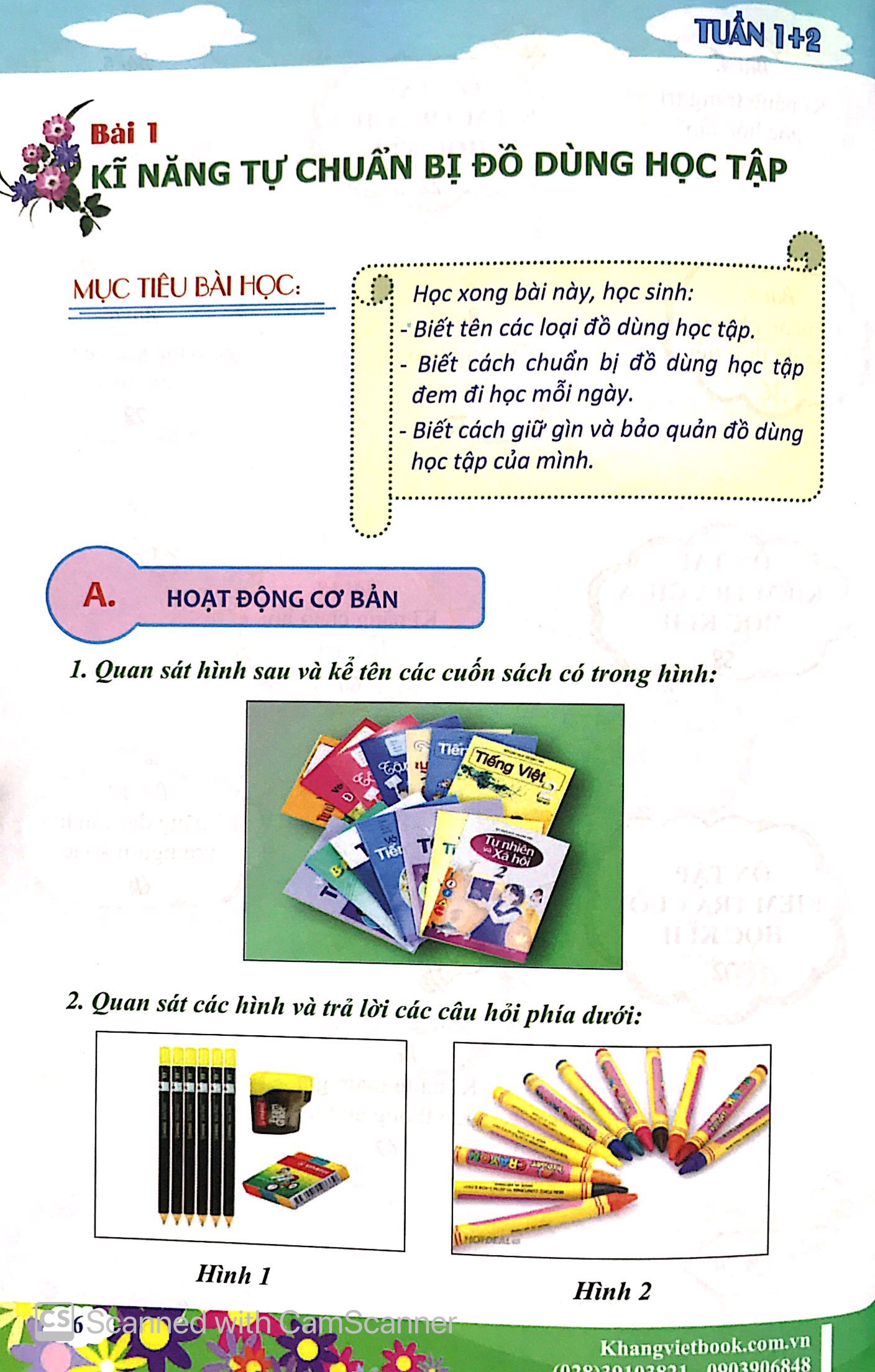 thực hành kỹ năng sống - lớp 1