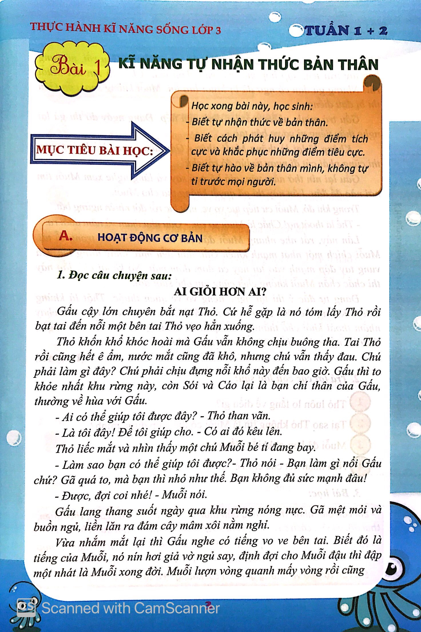 thực hành kỹ năng sống - lớp 3