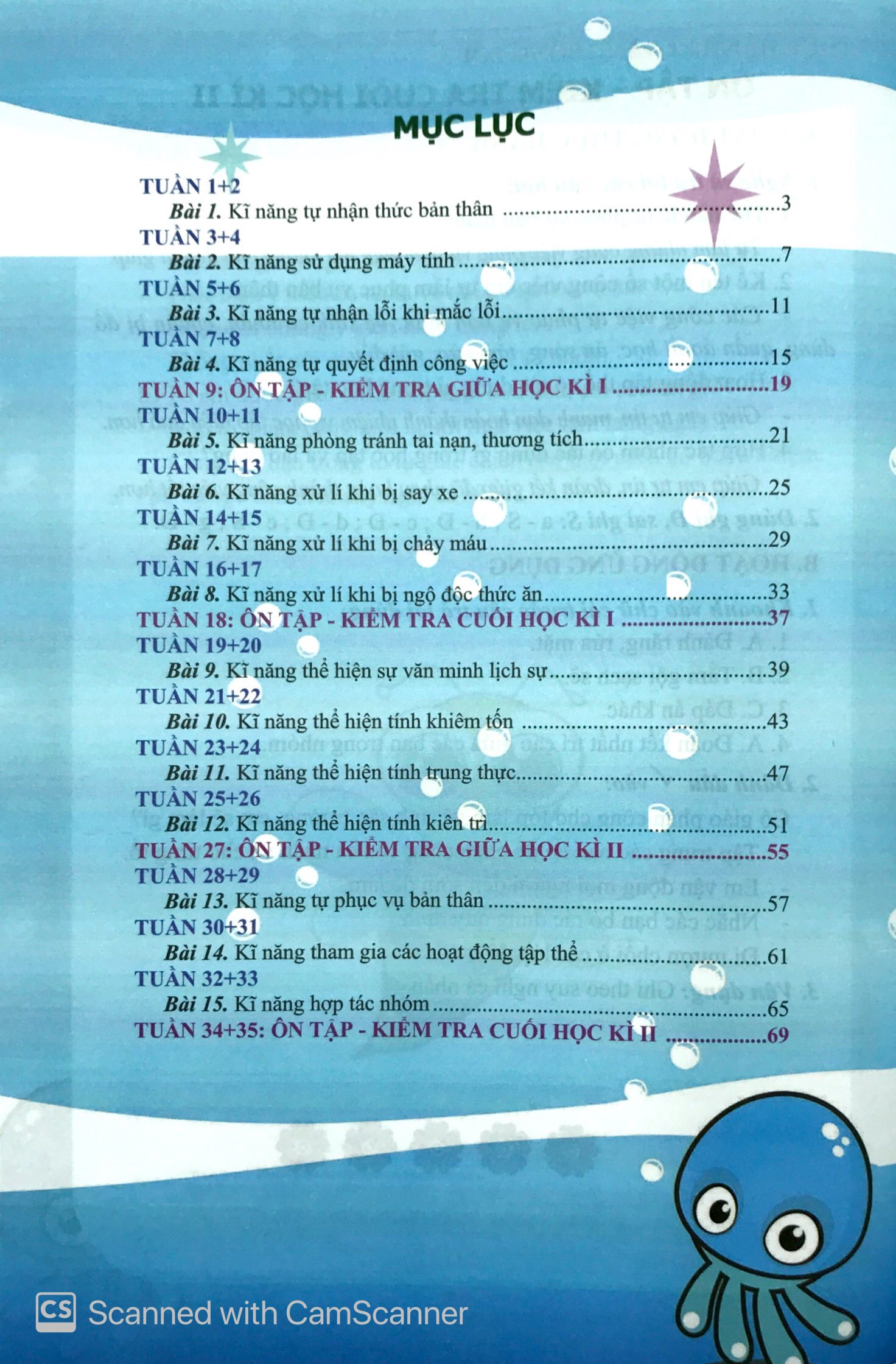 thực hành kỹ năng sống - lớp 3