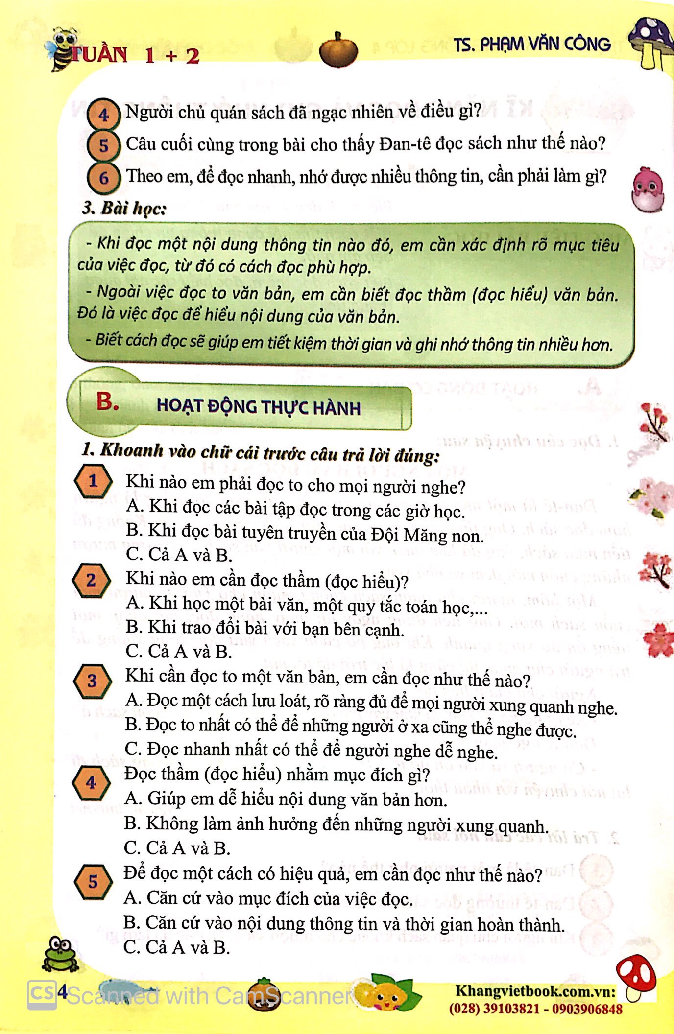 thực hành kỹ năng sống - lớp 4