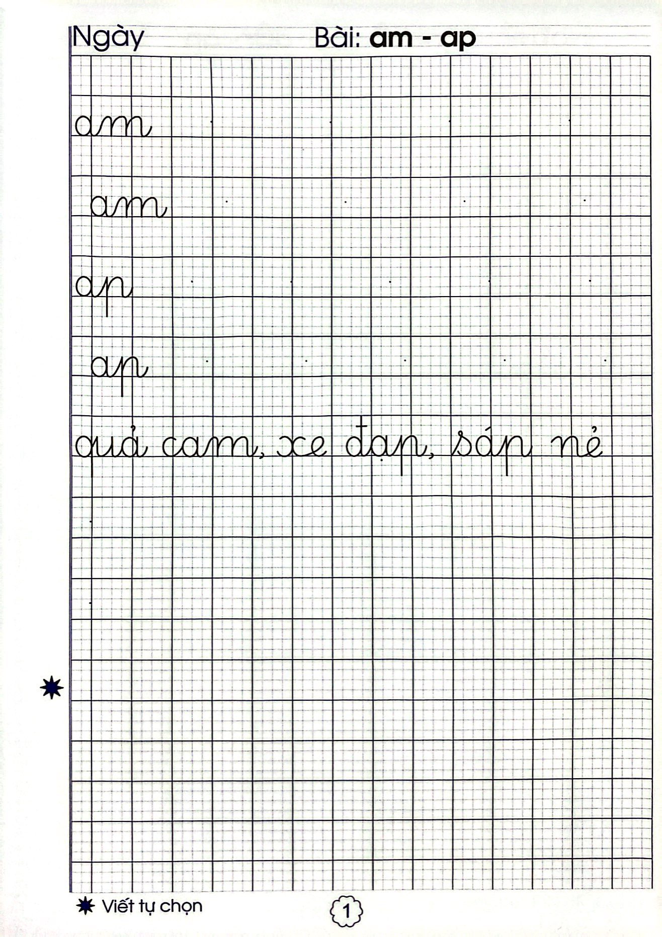 thực hành luyện viết lớp 1 - quyển 2 (cánh diều)