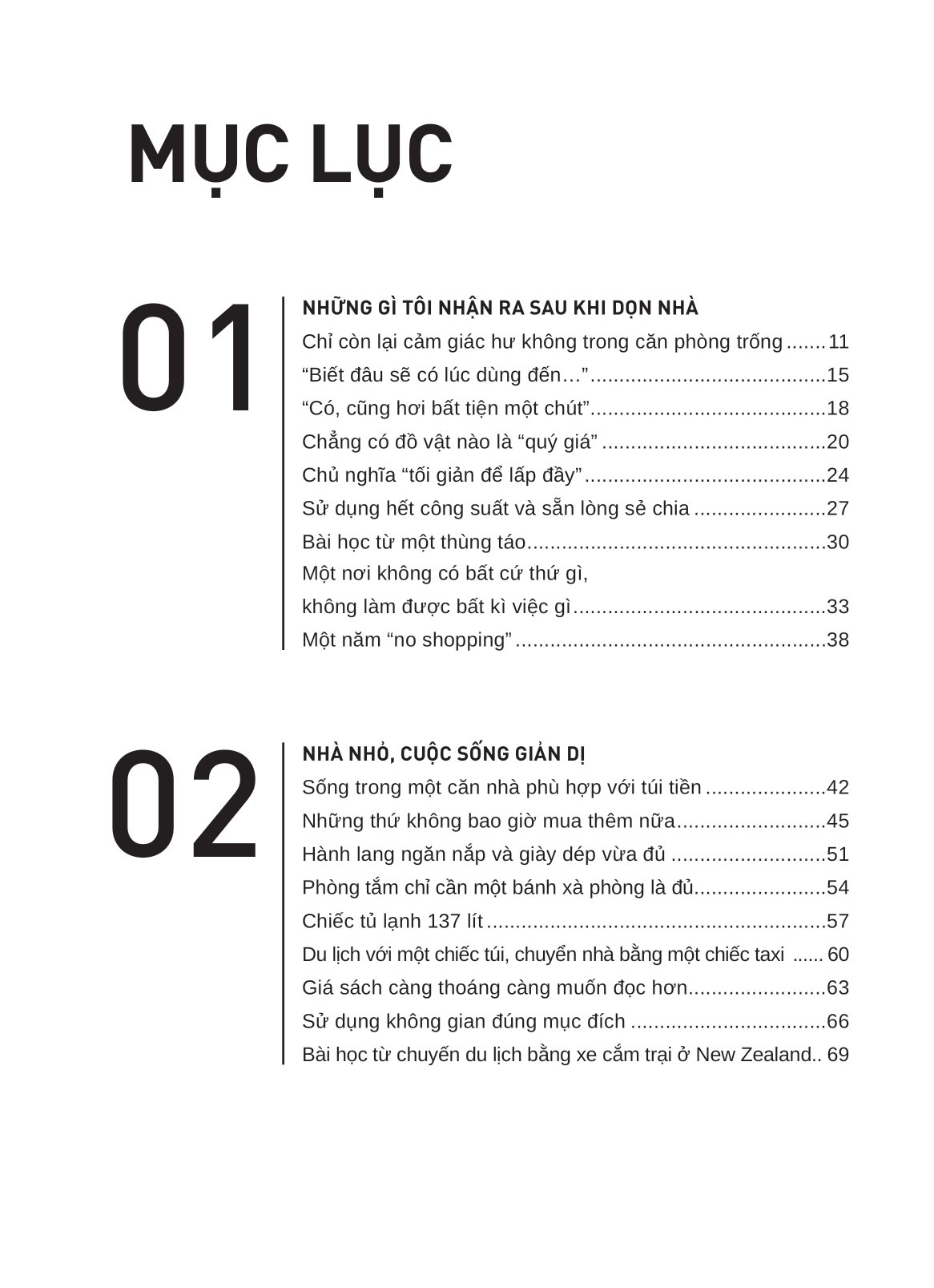 thực hành sống tối giản