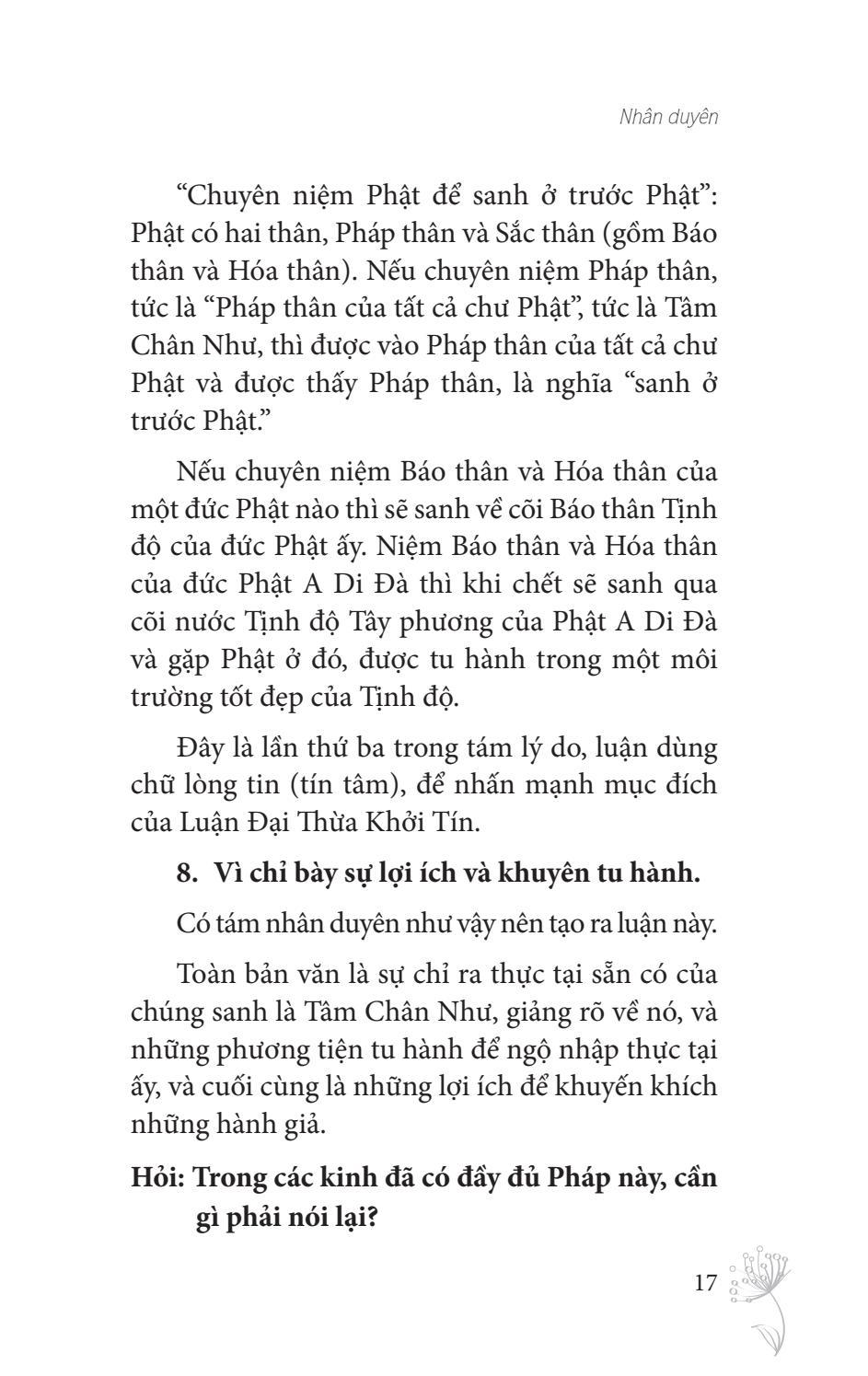 thực hành theo luận đại thừa khởi tín