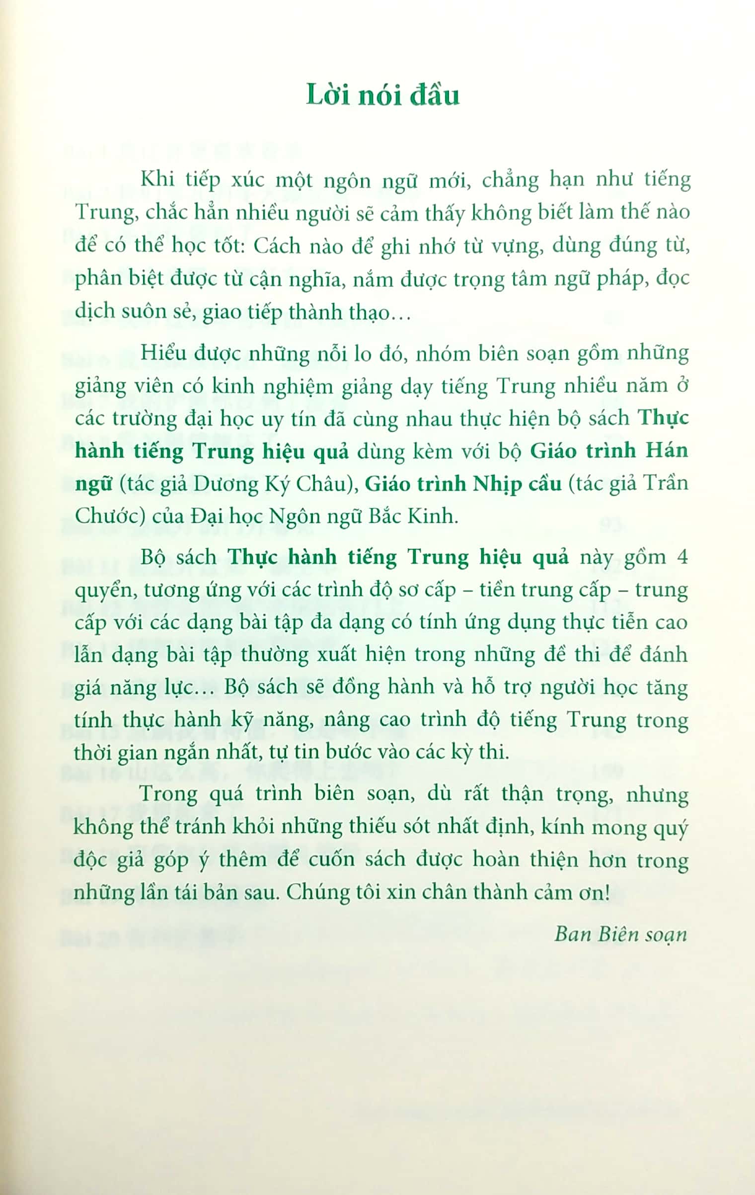 thực hành tiếng trung hiệu quả - trình độ sơ cấp