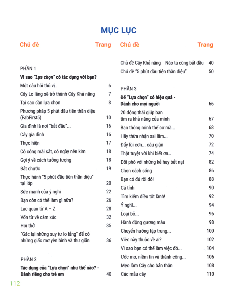 thực hành tư duy tích cực: all about choices - lựa chọn