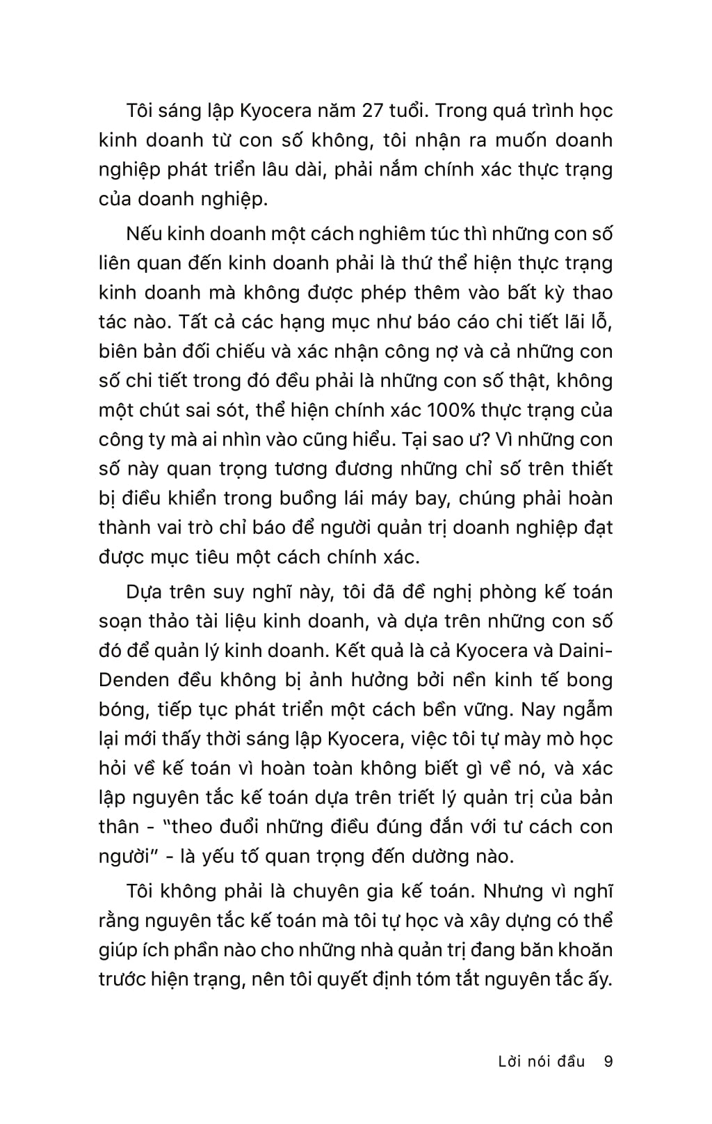 thực học của inamori kazuo: quản trị và kế toán