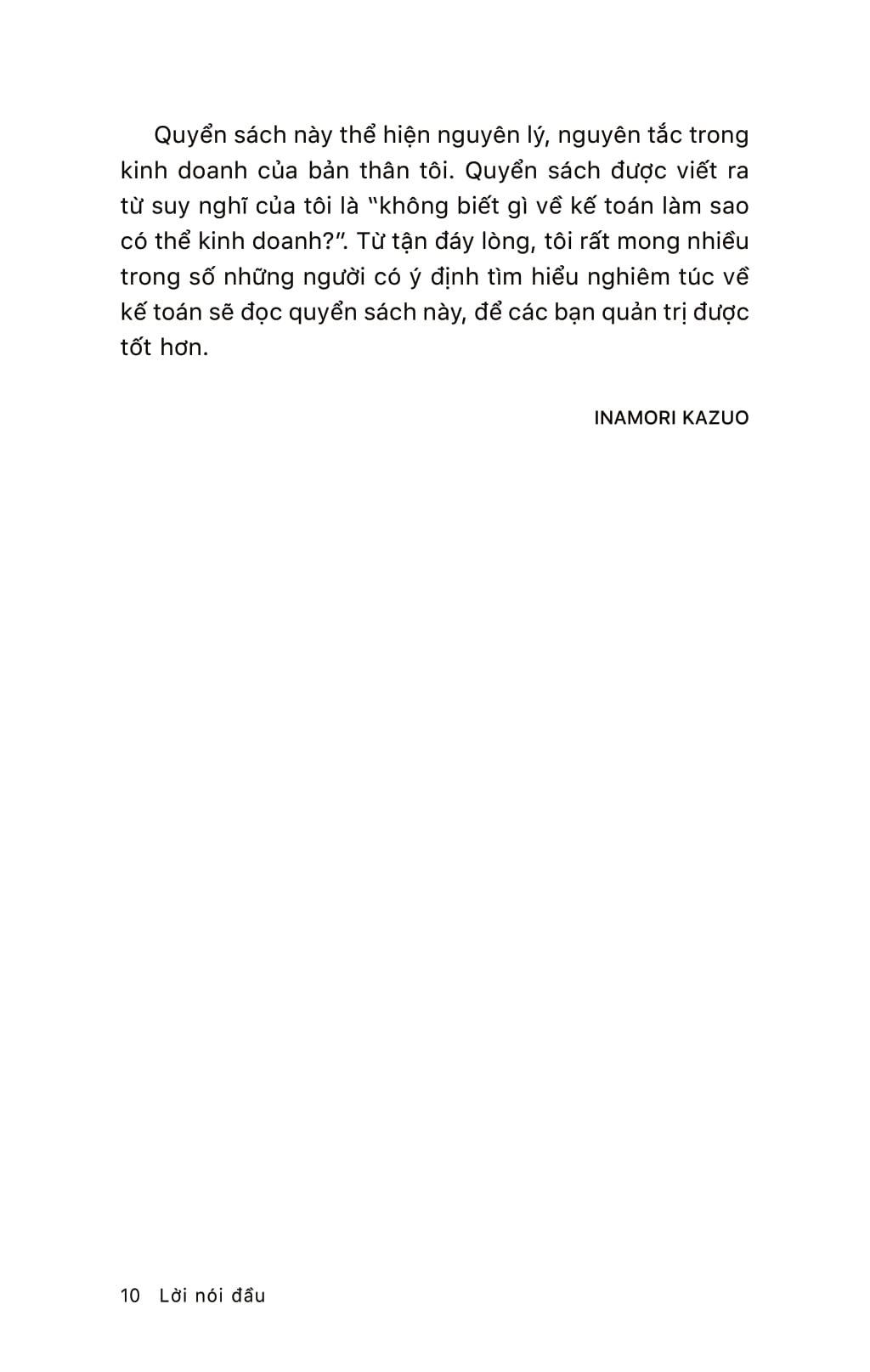 thực học của inamori kazuo: quản trị và kế toán