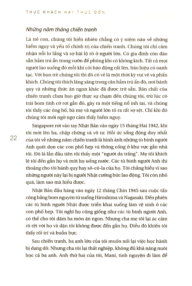 thực khách hay thực đơn