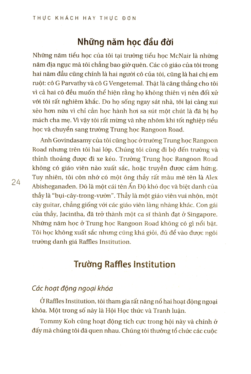 thực khách hay thực đơn