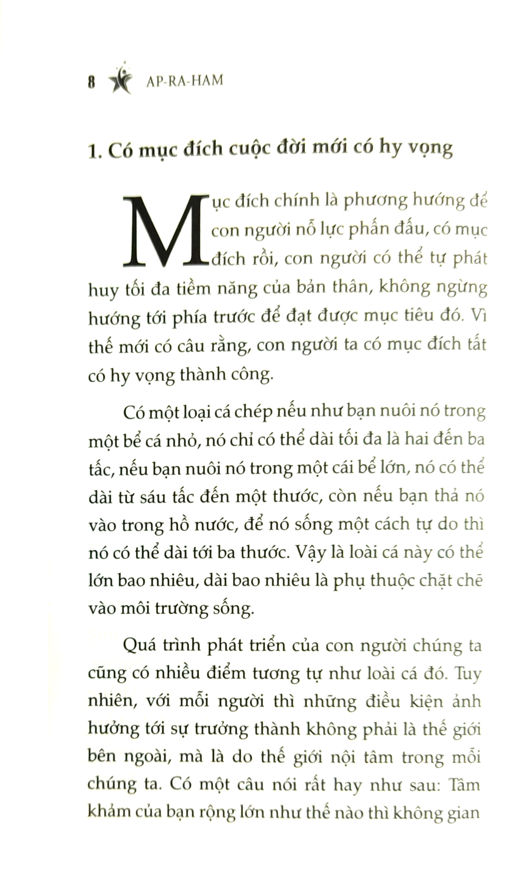 thức tỉnh mục đích sống
