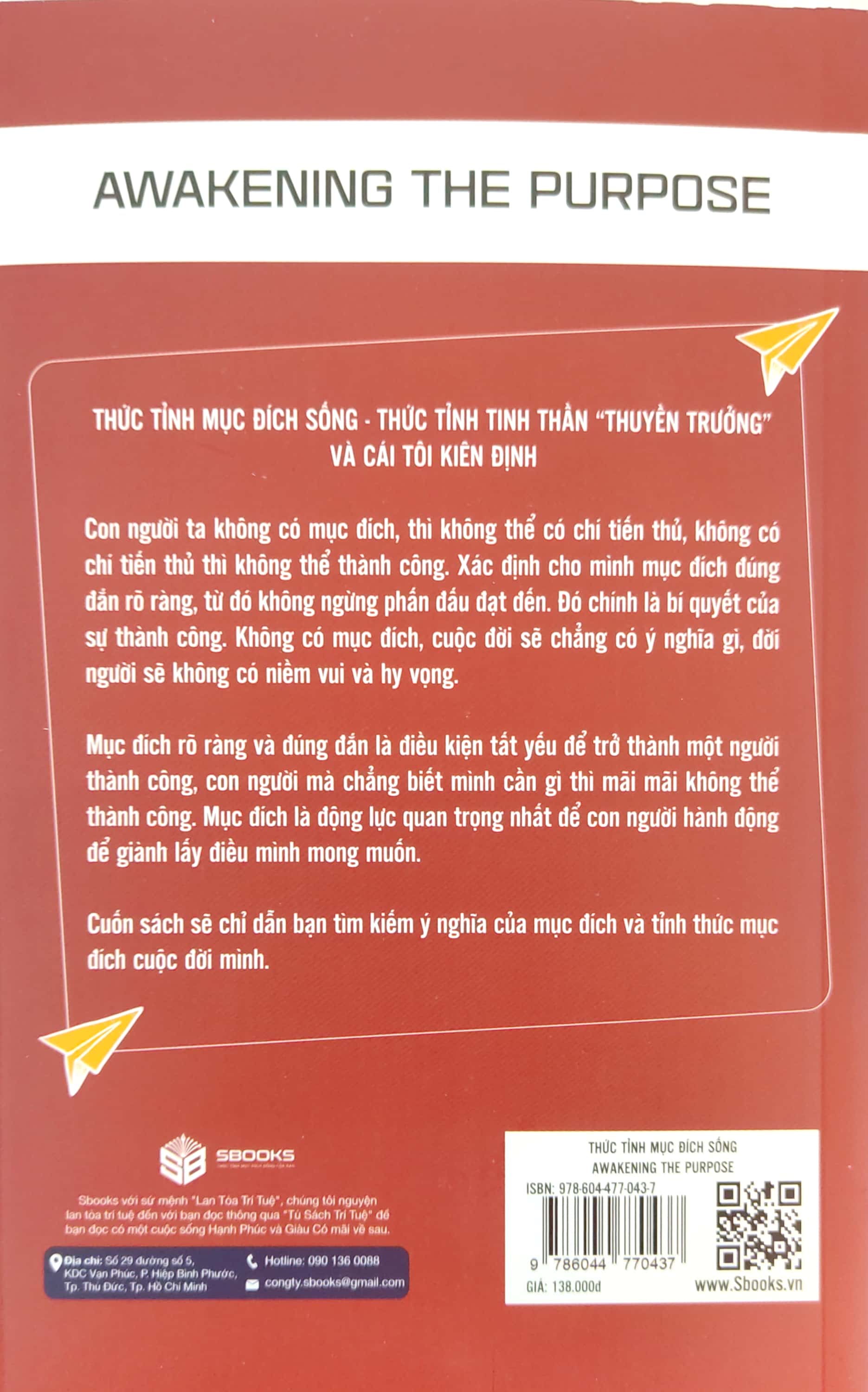 thức tỉnh mục đích sống